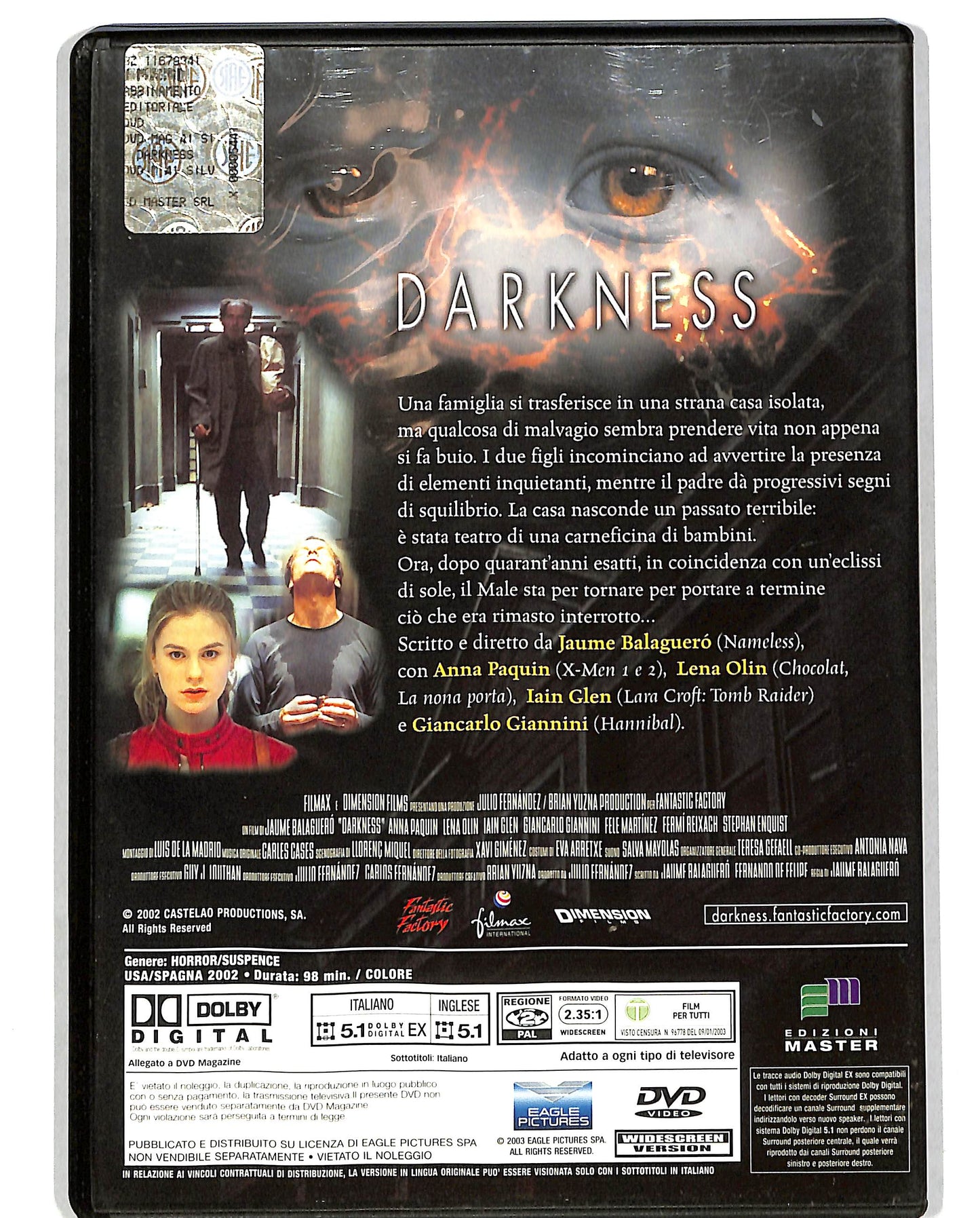 EBOND Darkness EDITORIALE DVD D685451