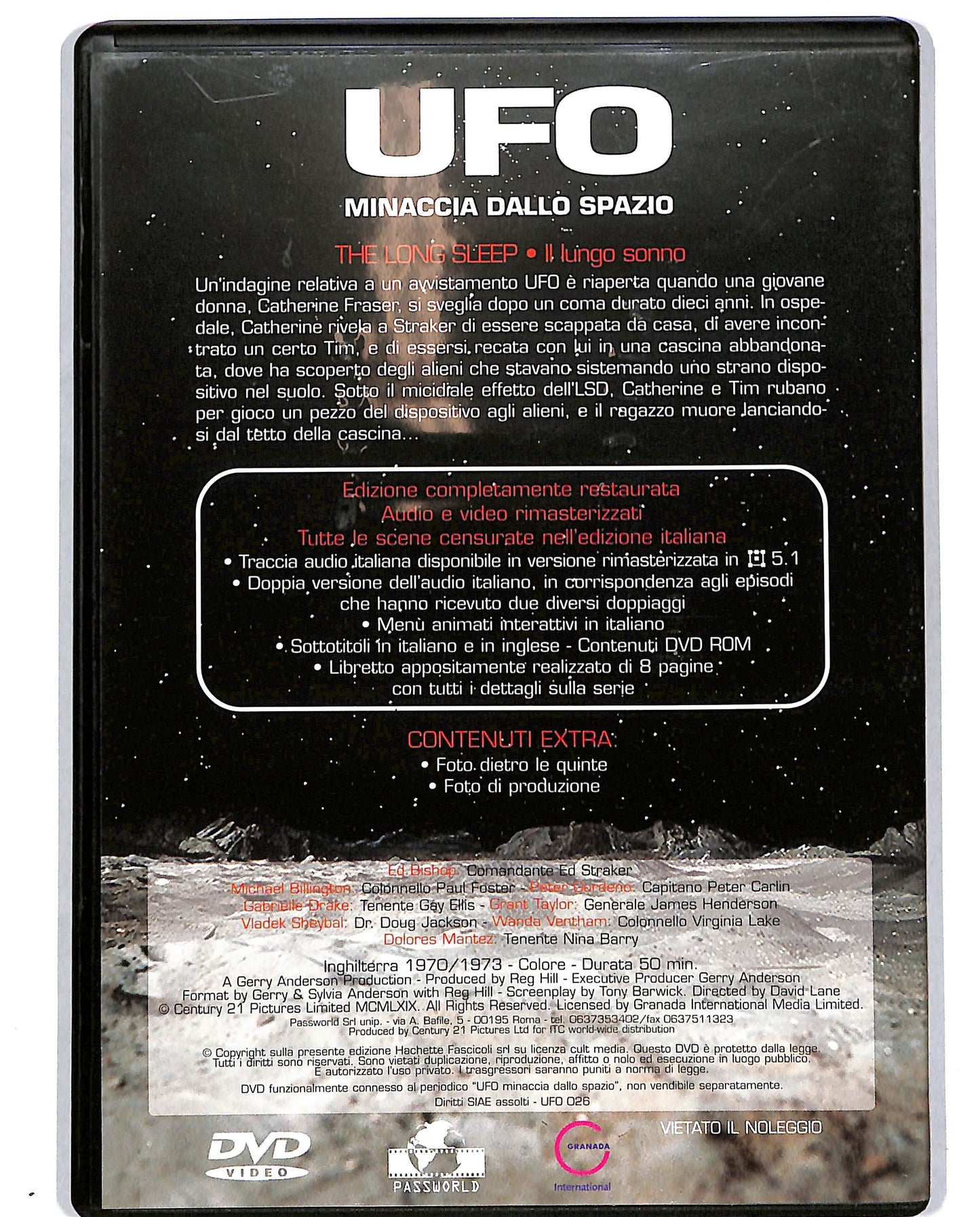 EBOND Ufo minaccia dallo spazio vol26 - The Long Sleep EDITORIALE  DVD D685505