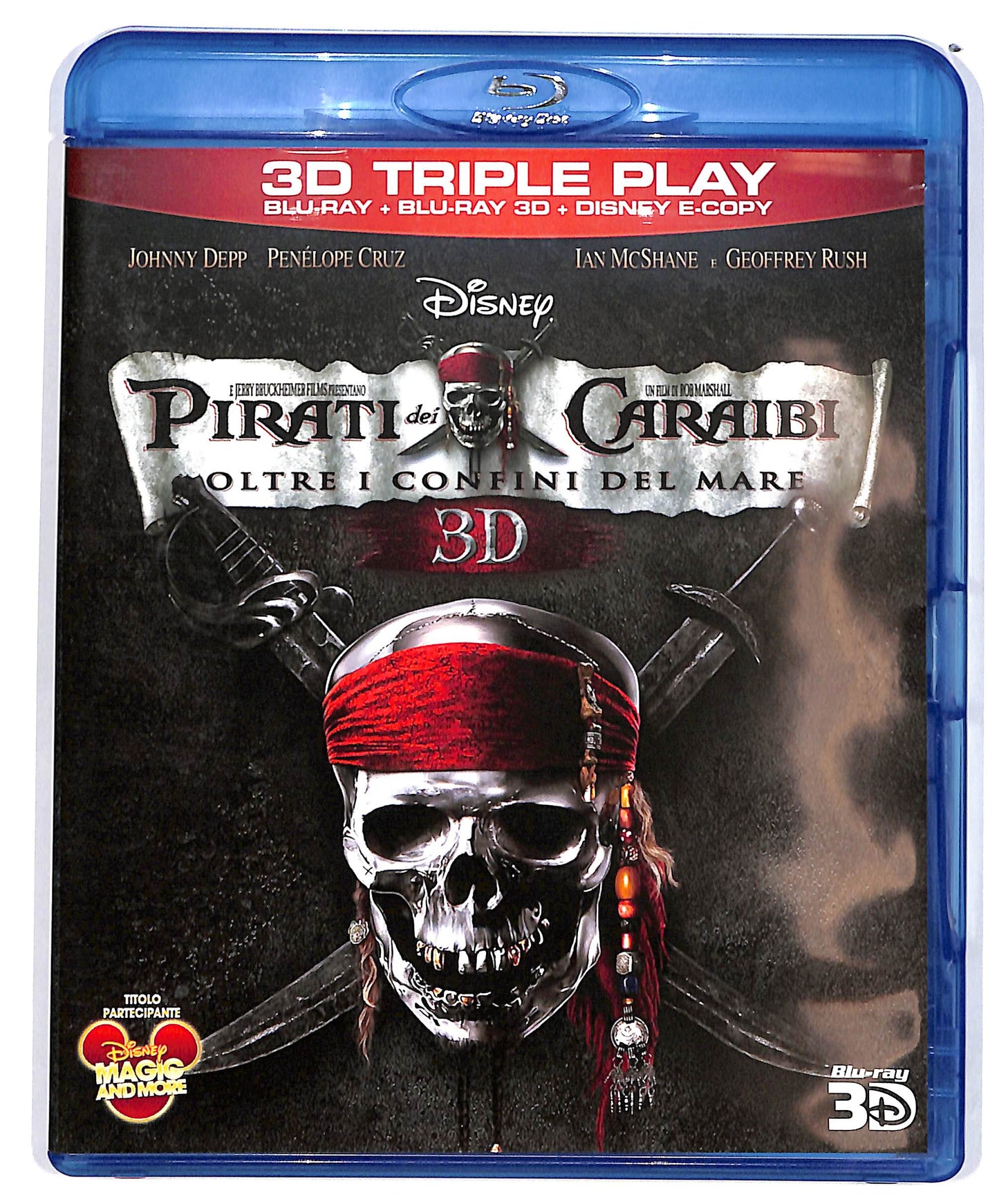 EBOND Pirati dei Caraibi Oltre i confini del mare 3D + E-COPY + BLURAY D685816