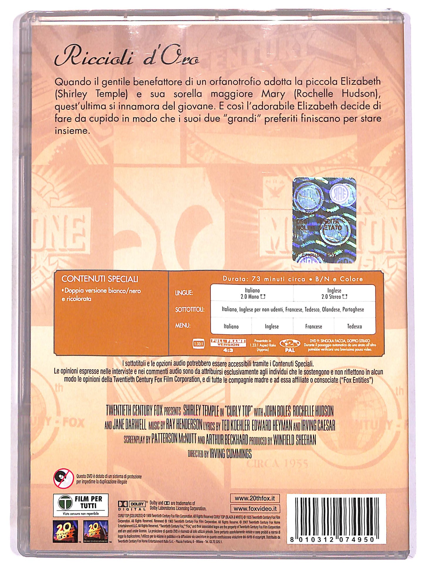EBOND Riccioli d'Oro DVD D686031