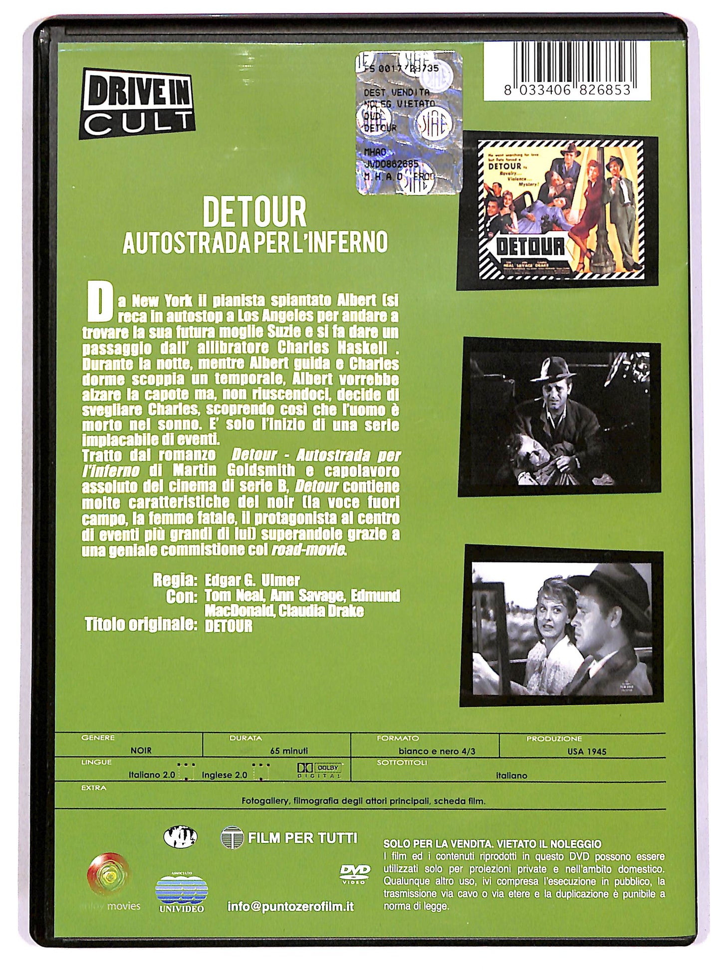 EBOND Detour - Deviazione per l'inferno DVD D686069