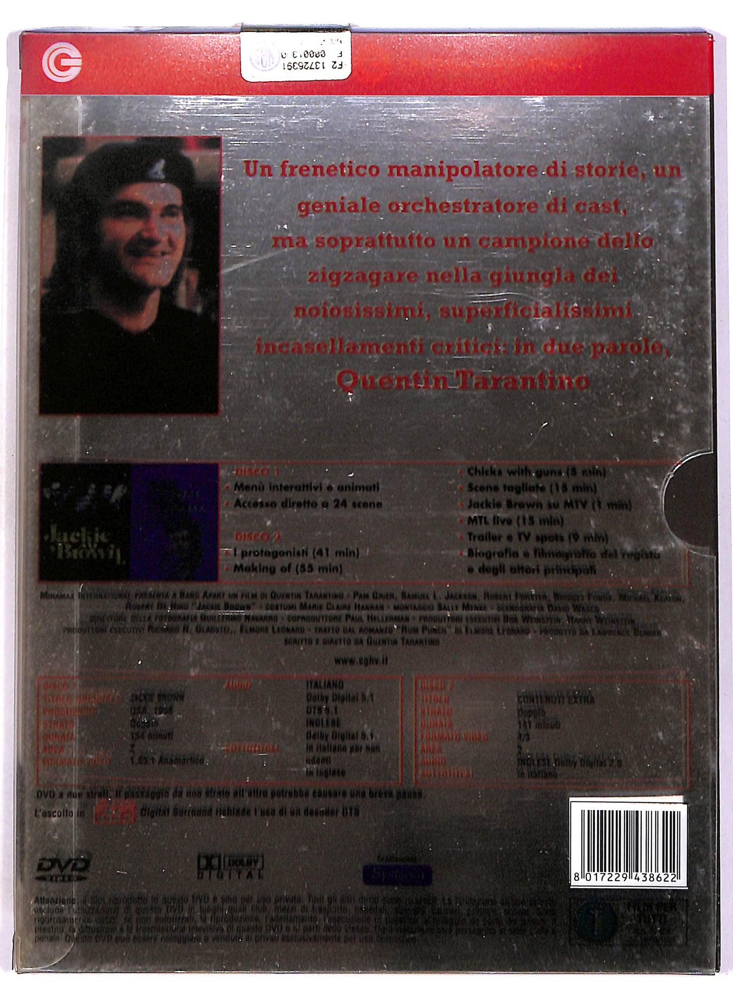 EBOND Jackie Brown (2 dischi) DIGIPACK DVD D686114