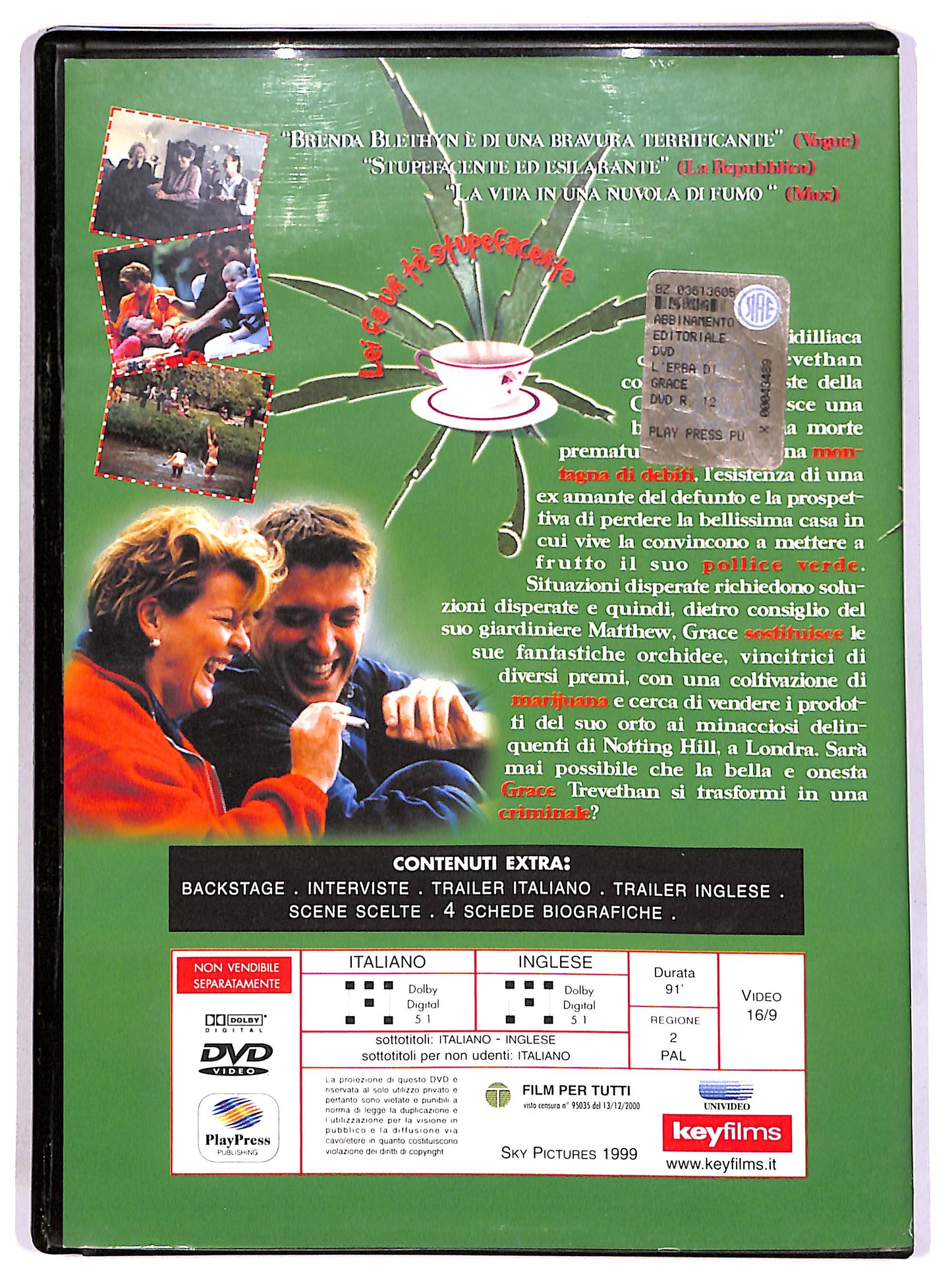 EBOND L'erba di Grace EDITORIALE DVD D686130
