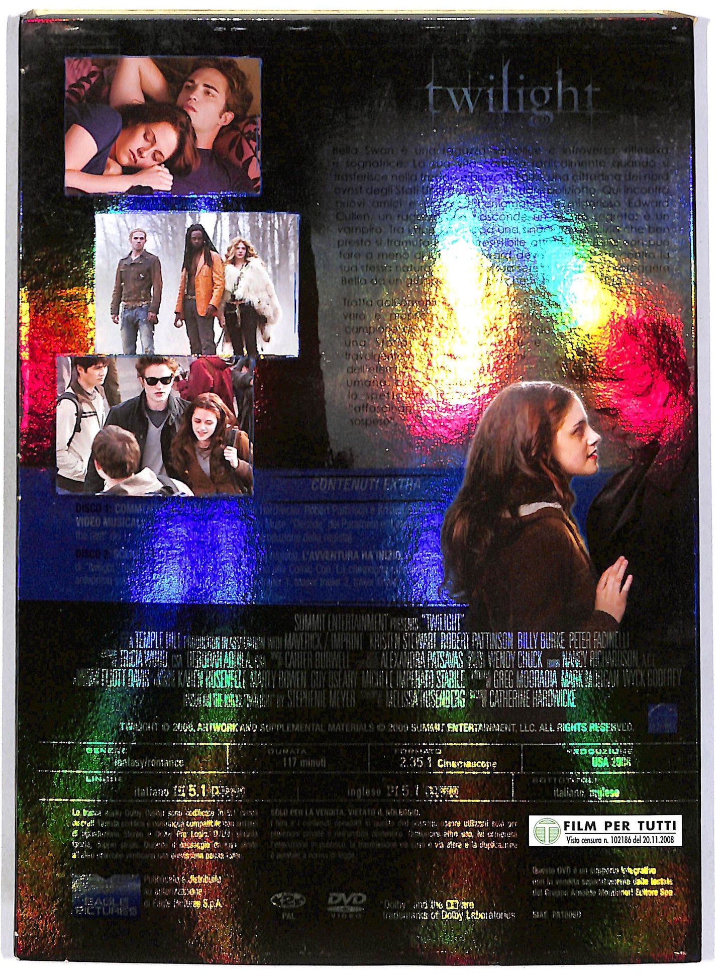 EBOND Twilight (2 dischi) SLIPCASE EDIZIONE SPECIALE EDITORIALE DVD D686221