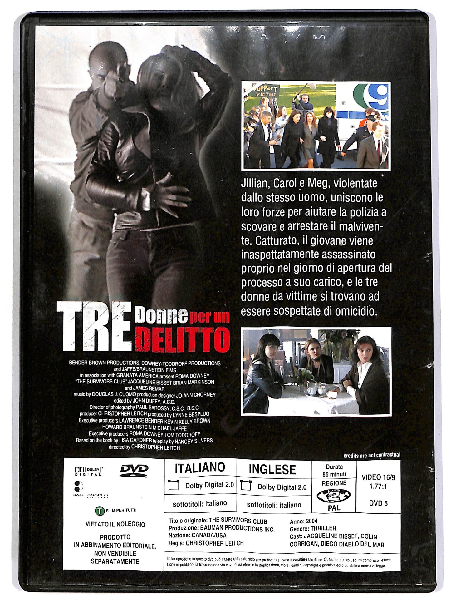 EBOND Tre donne per un delitto EDITORIALE DVD D686243