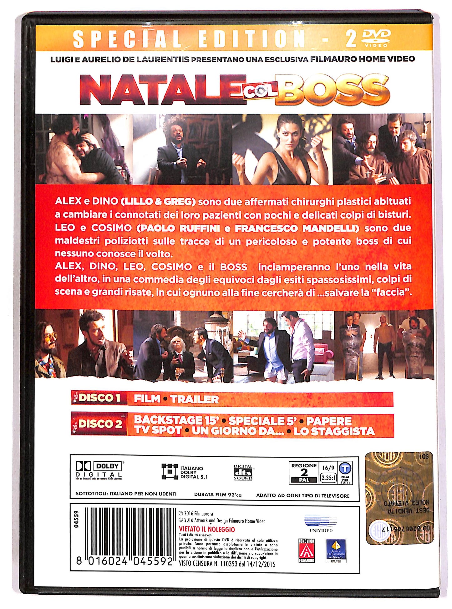 EBOND Natale col boss (2 dischi) EDIZIONE SPECIALE DVD D686444