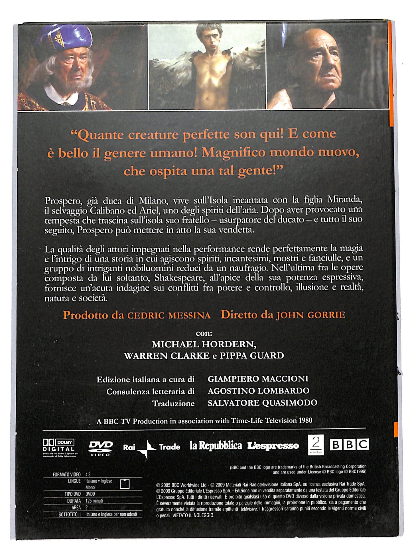 EBOND La tempesta - The Shakespeare Collection 13  EDITORIALE DVD D687428