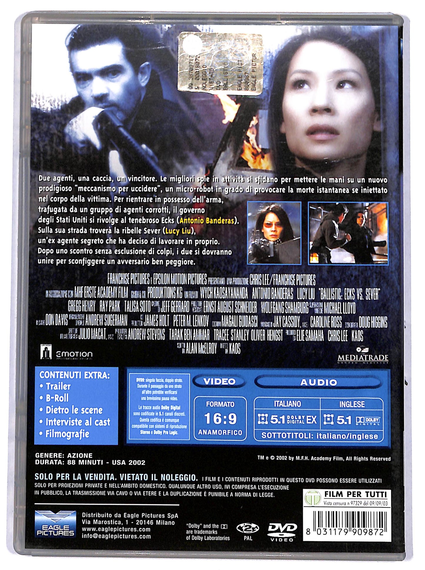 EBOND ballistic DVD D687447