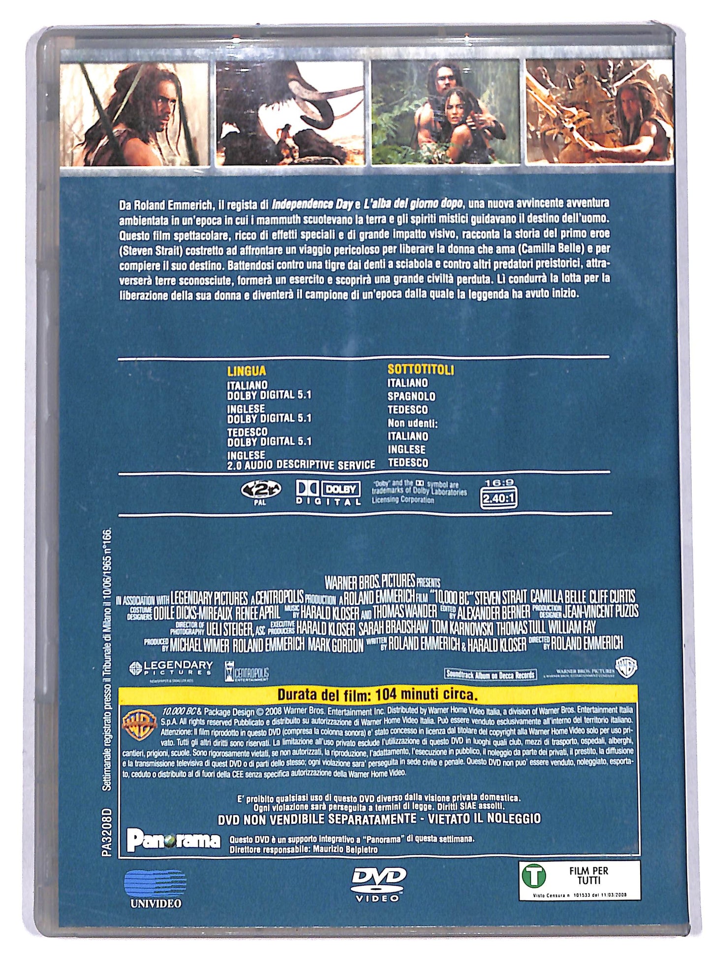 EBOND 10.000 AC  EDITORIALE DVD D687752