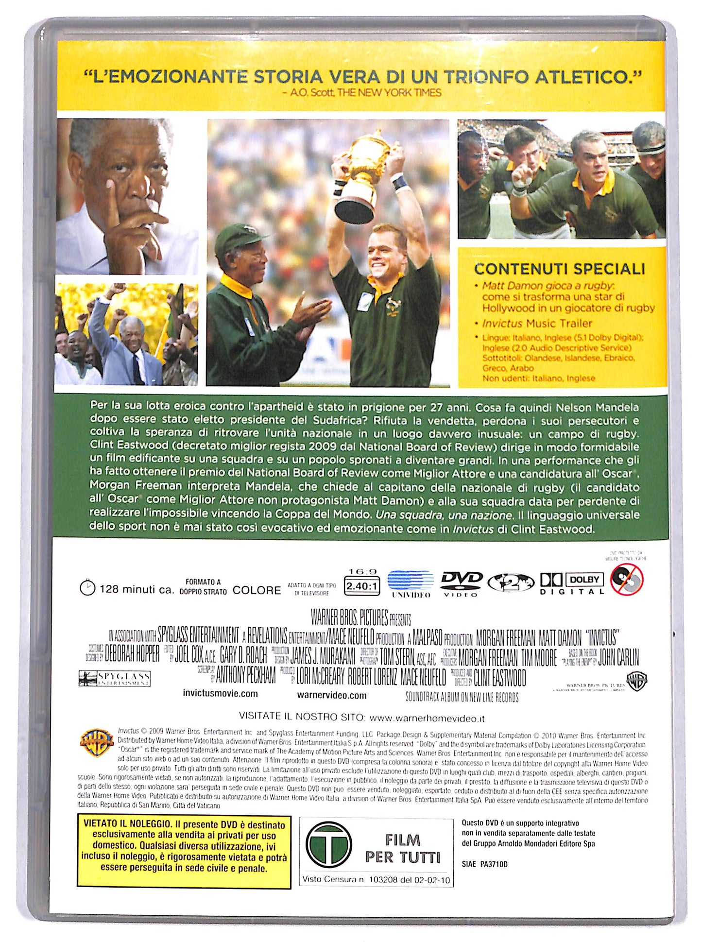 EBOND Invictus - L'invincibile  EDITORIALE DVD D687764