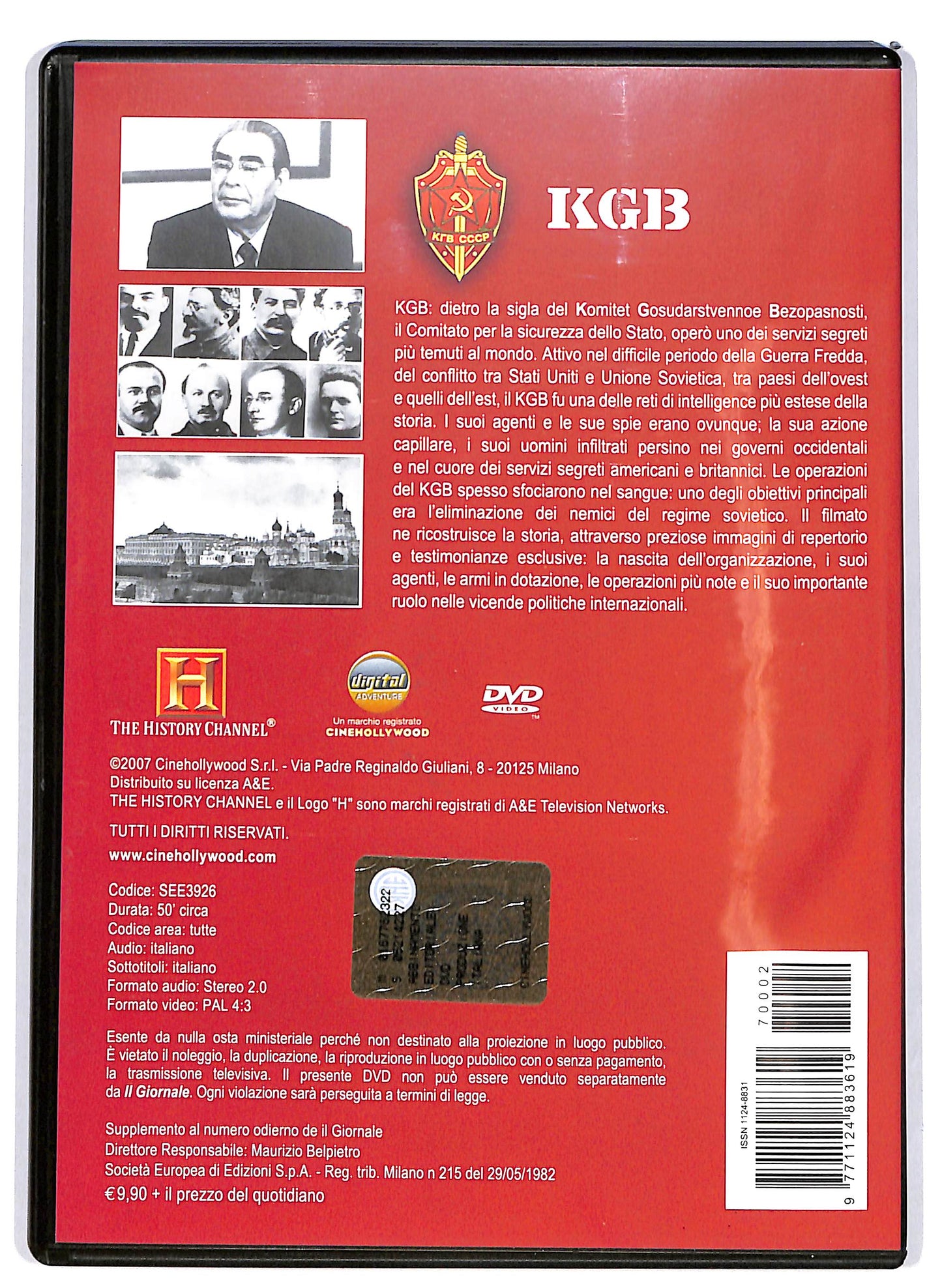 EBOND Intelligence Storia servizi segreti - KGB  EDITORIALE DVD D687860