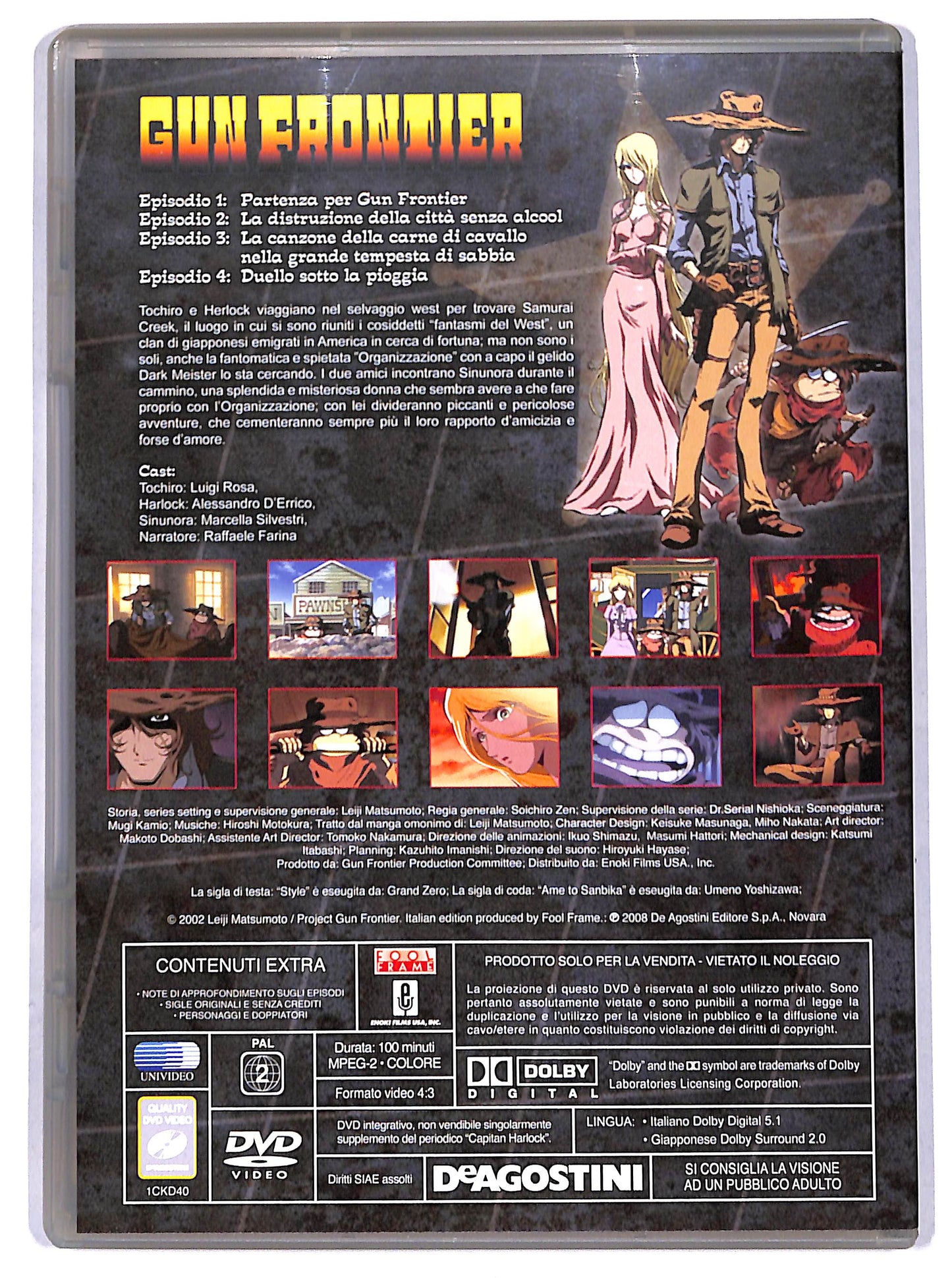 EBOND gun frontier volume 1  EDITORIALE DVD D688132