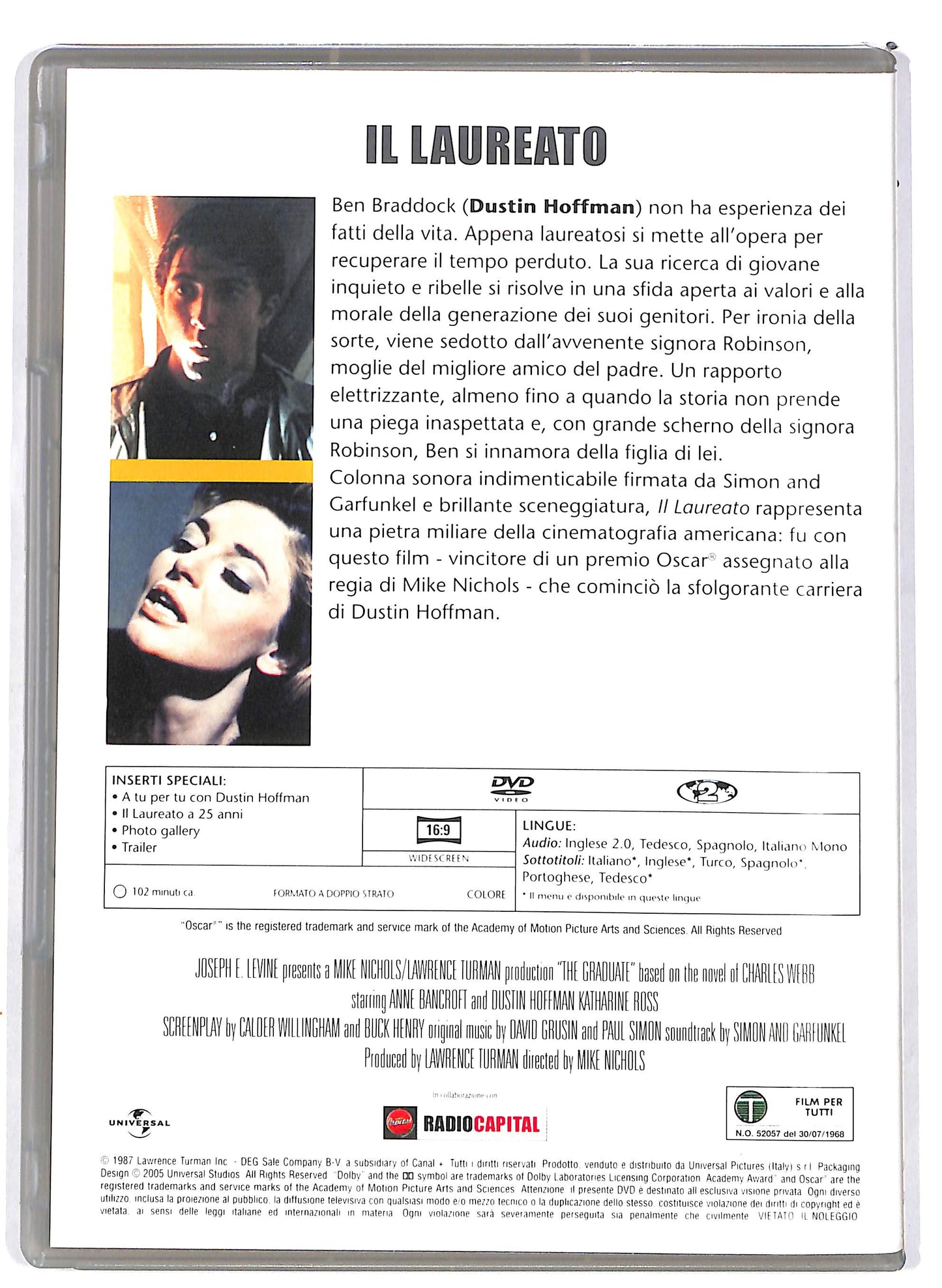 EBOND Il laureato EDITORIALE DVD D688260