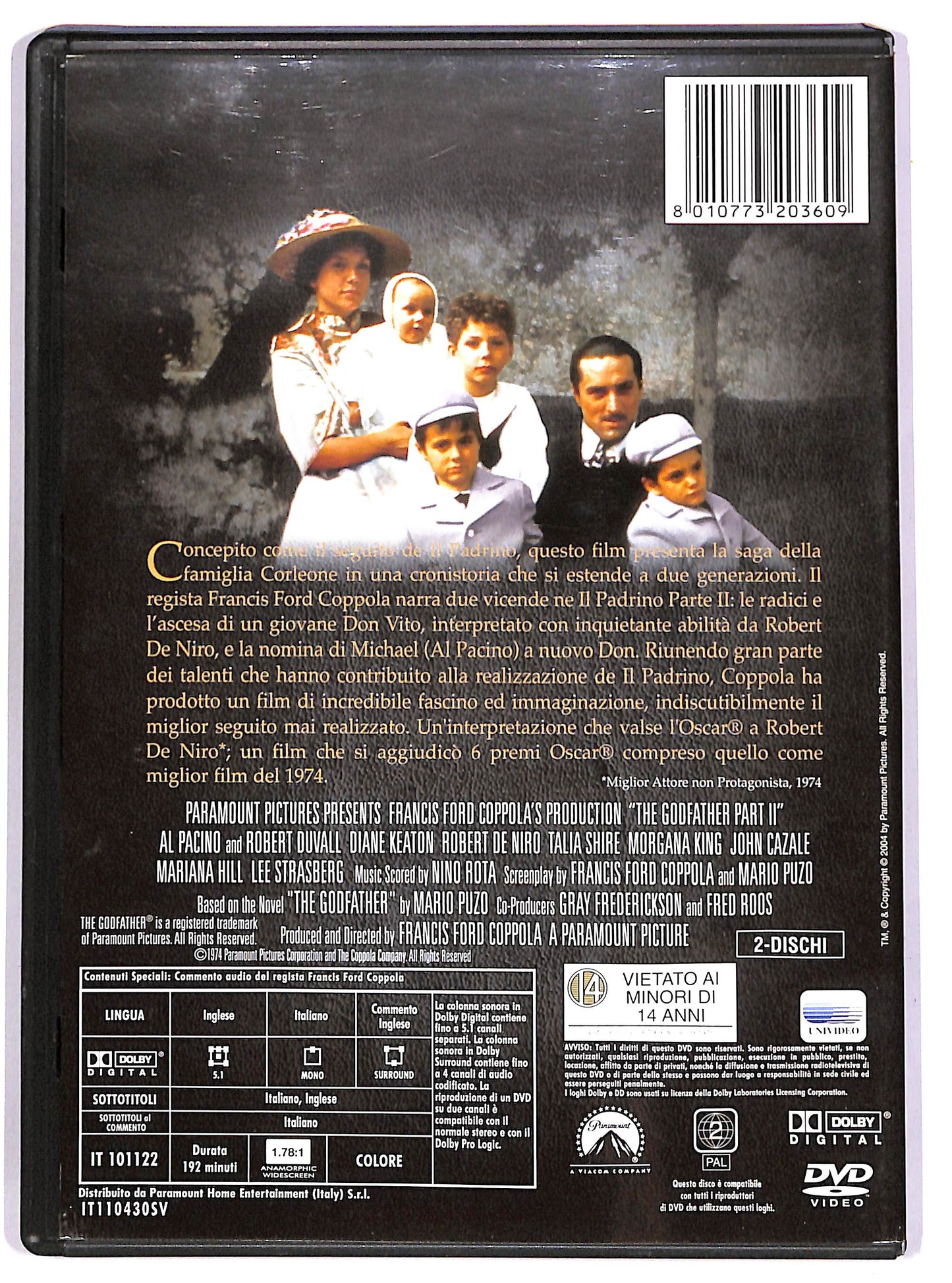 EBOND Il padrino - Parte II (2 dischi) DVD D688705