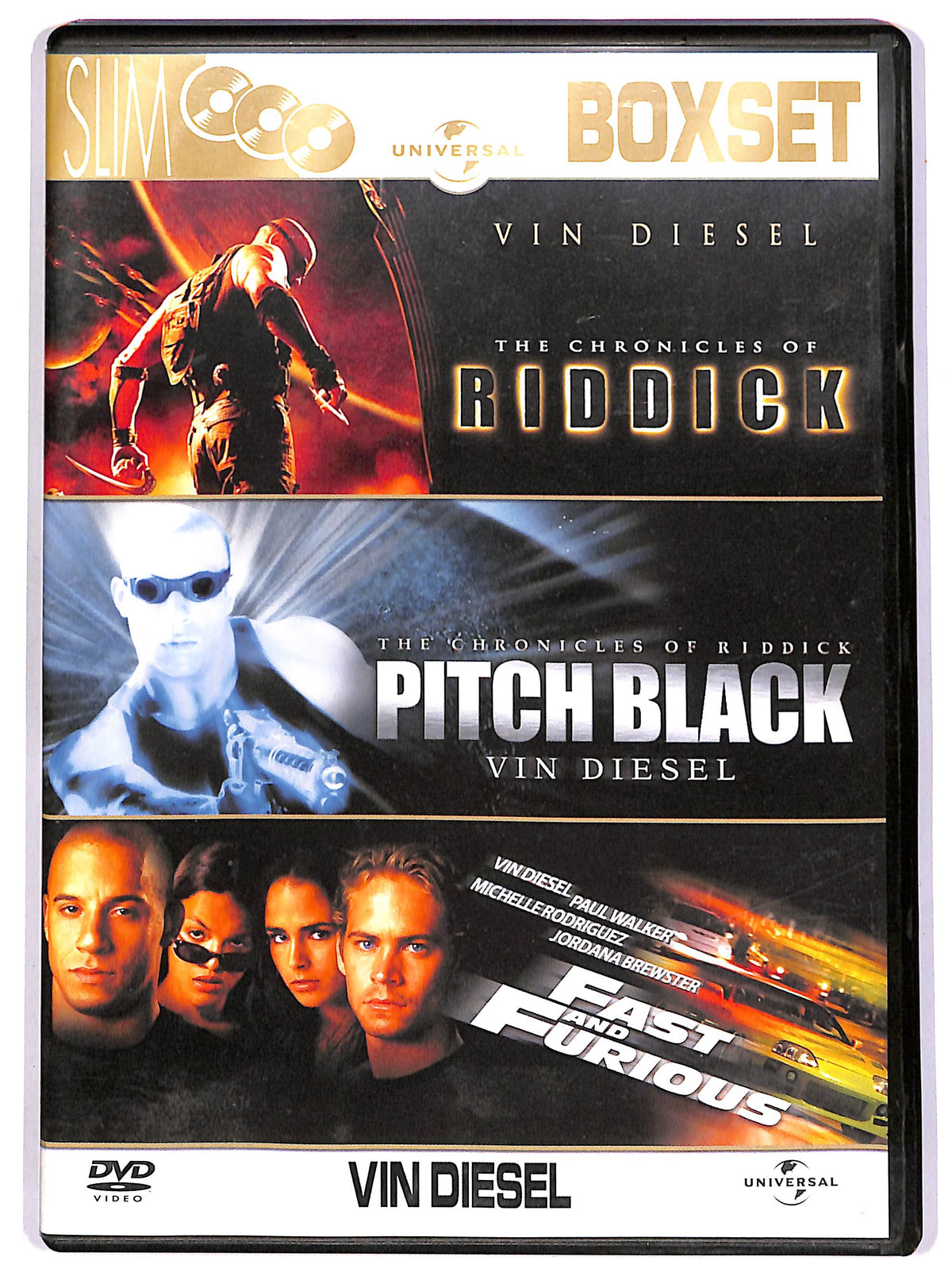 EBOND Riddick + Pitch Black + Fast and Furious (3 dischi) DVD D688717