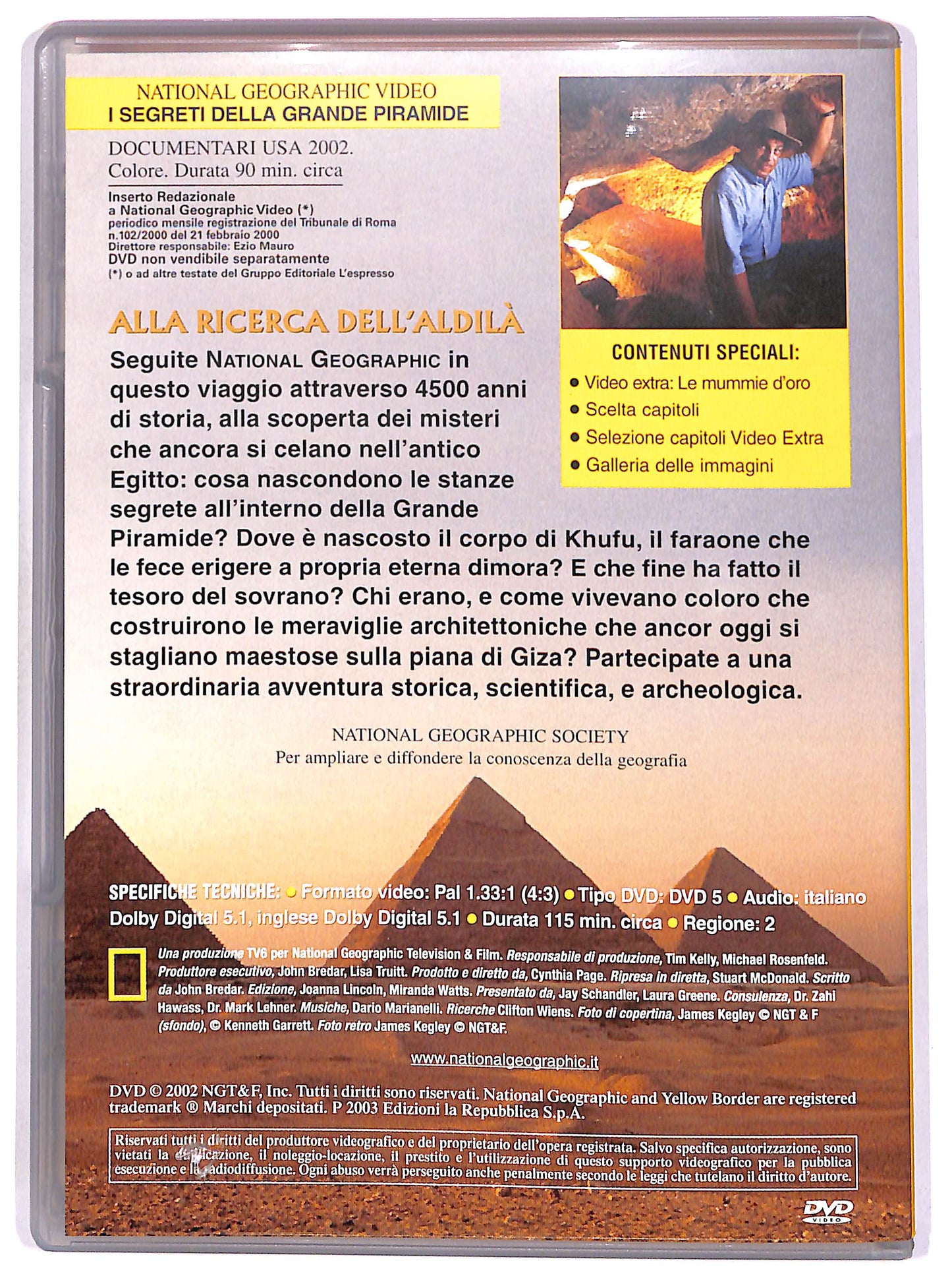 EBOND I segreti della grande piramide Vol.1 EDITORIALE DVD D689229