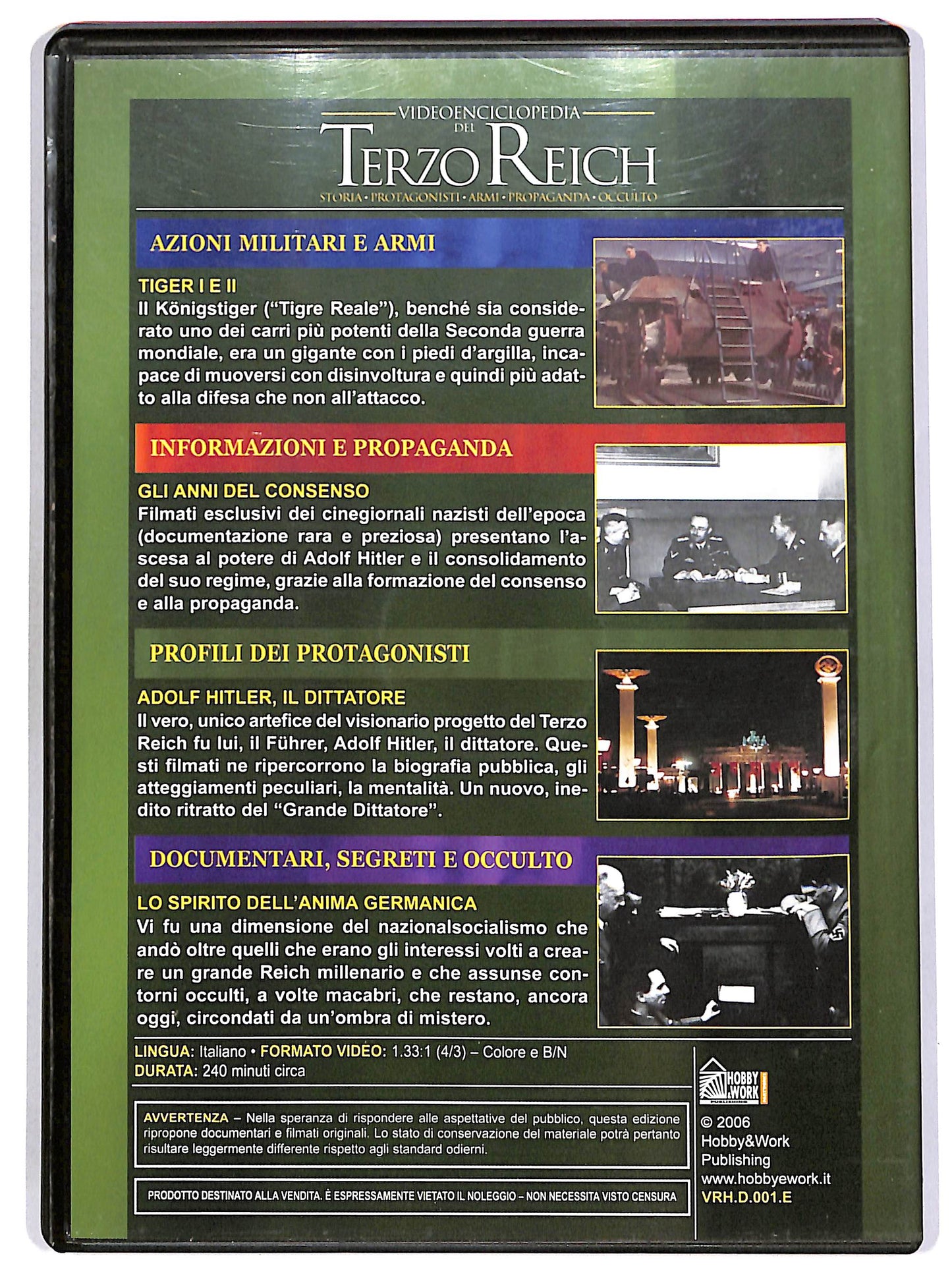 EBOND Videoenciclopedia del Terzo Reich - Volume 1 EDITORIALE DVD D689403