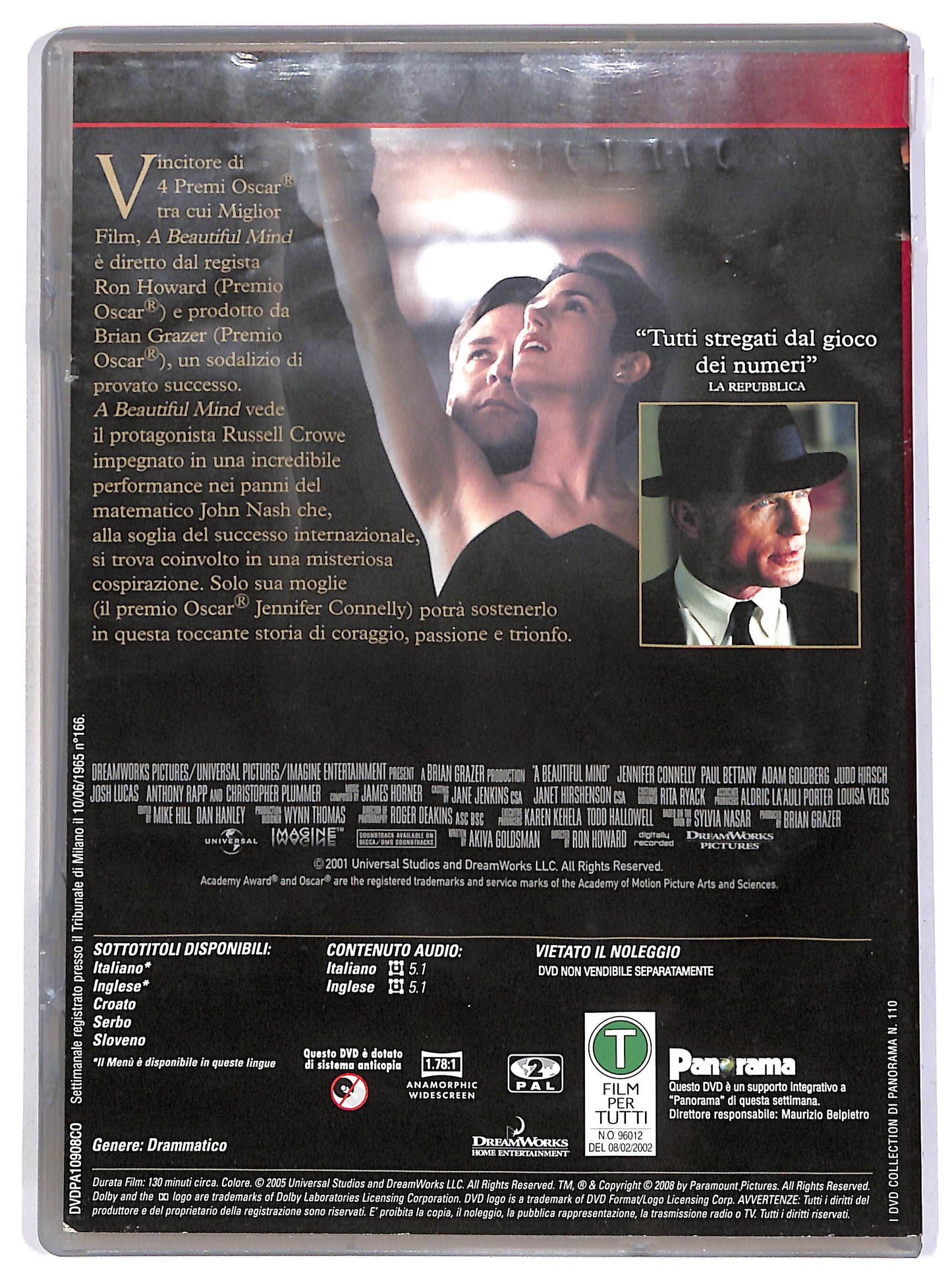EBOND A Beautiful Mind EDITORIALE DVD D689457