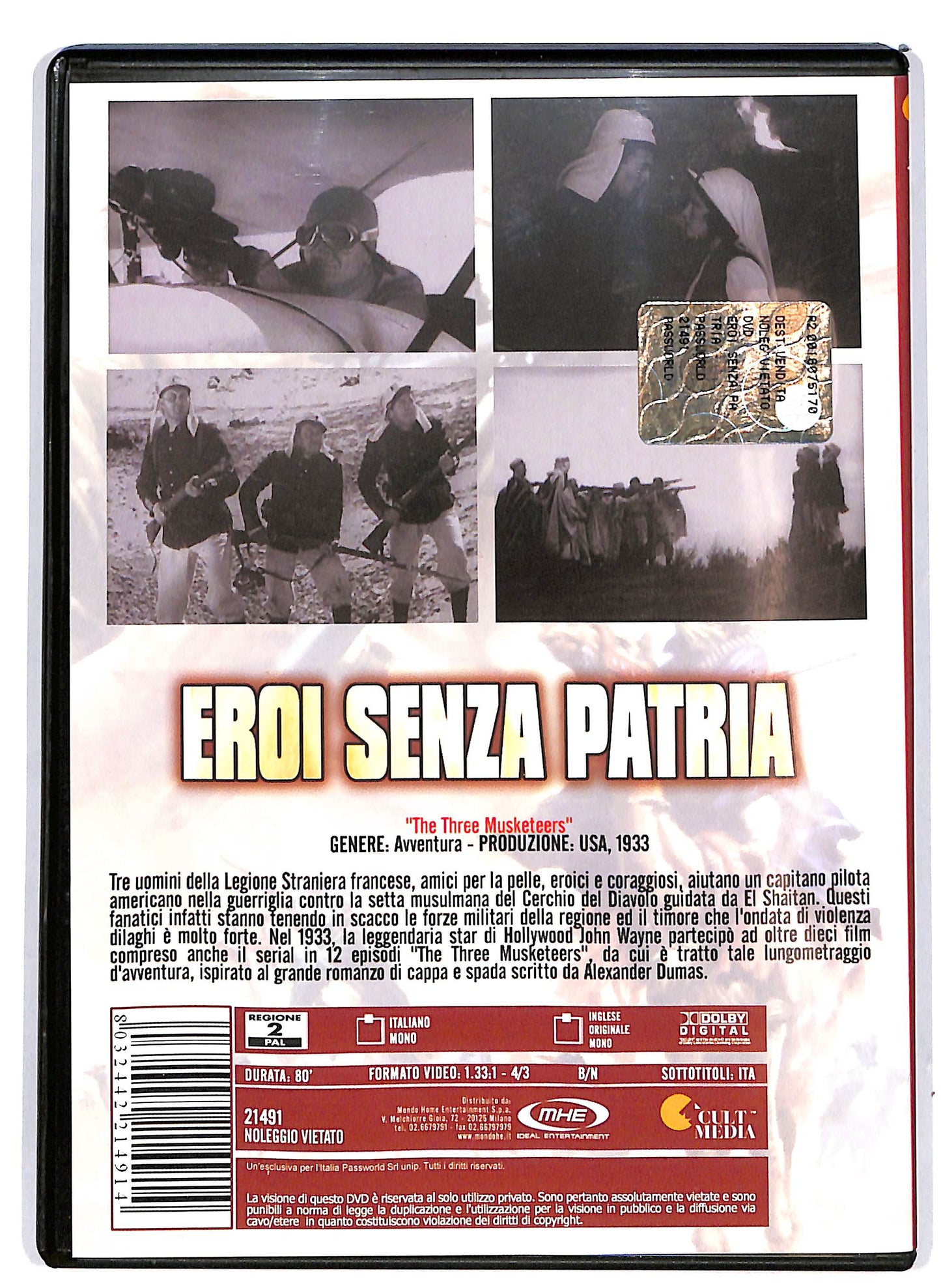 EBOND Eroi senza patria  DVD D689747