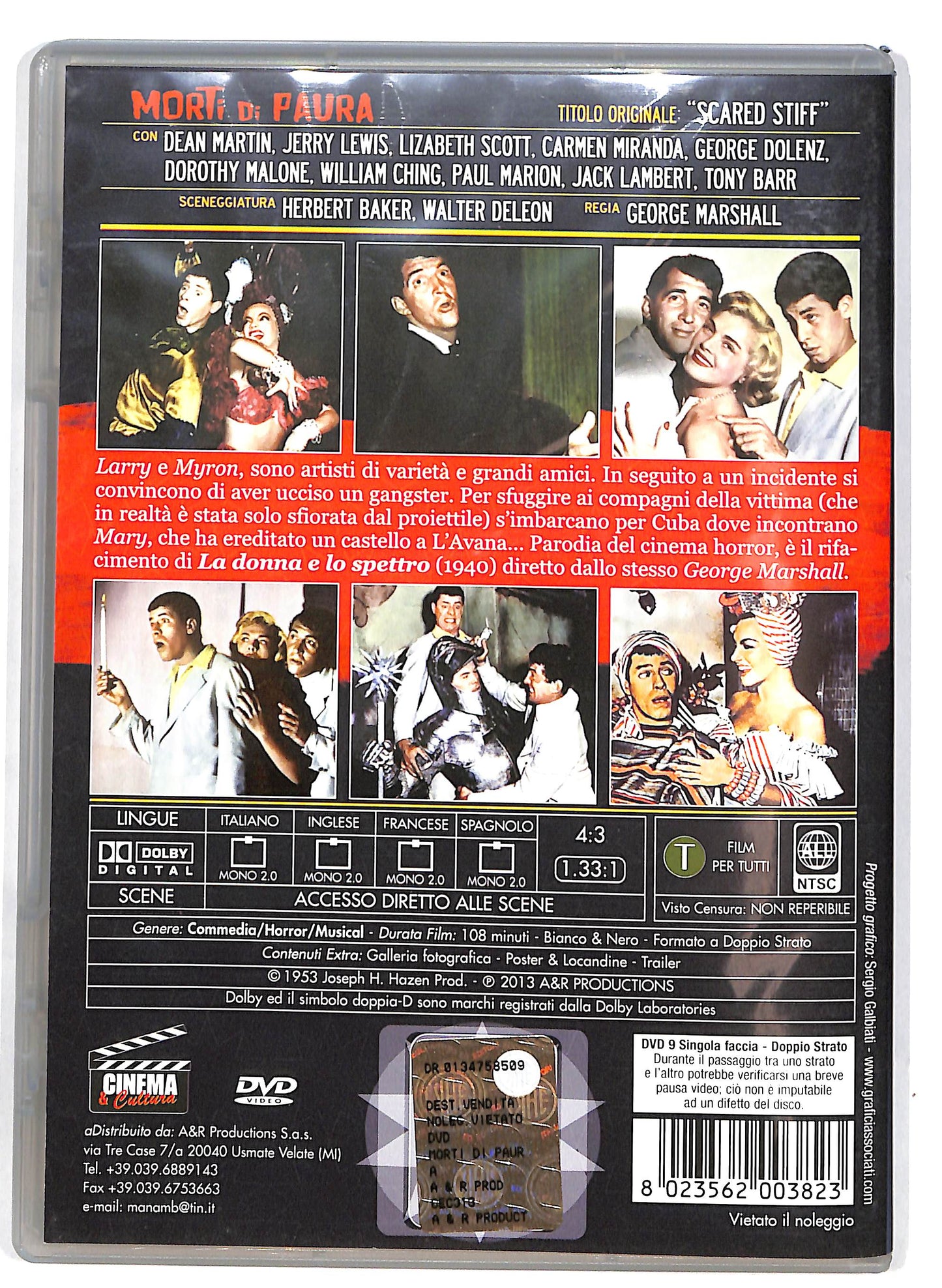 EBOND Morti di paura  DVD D689909