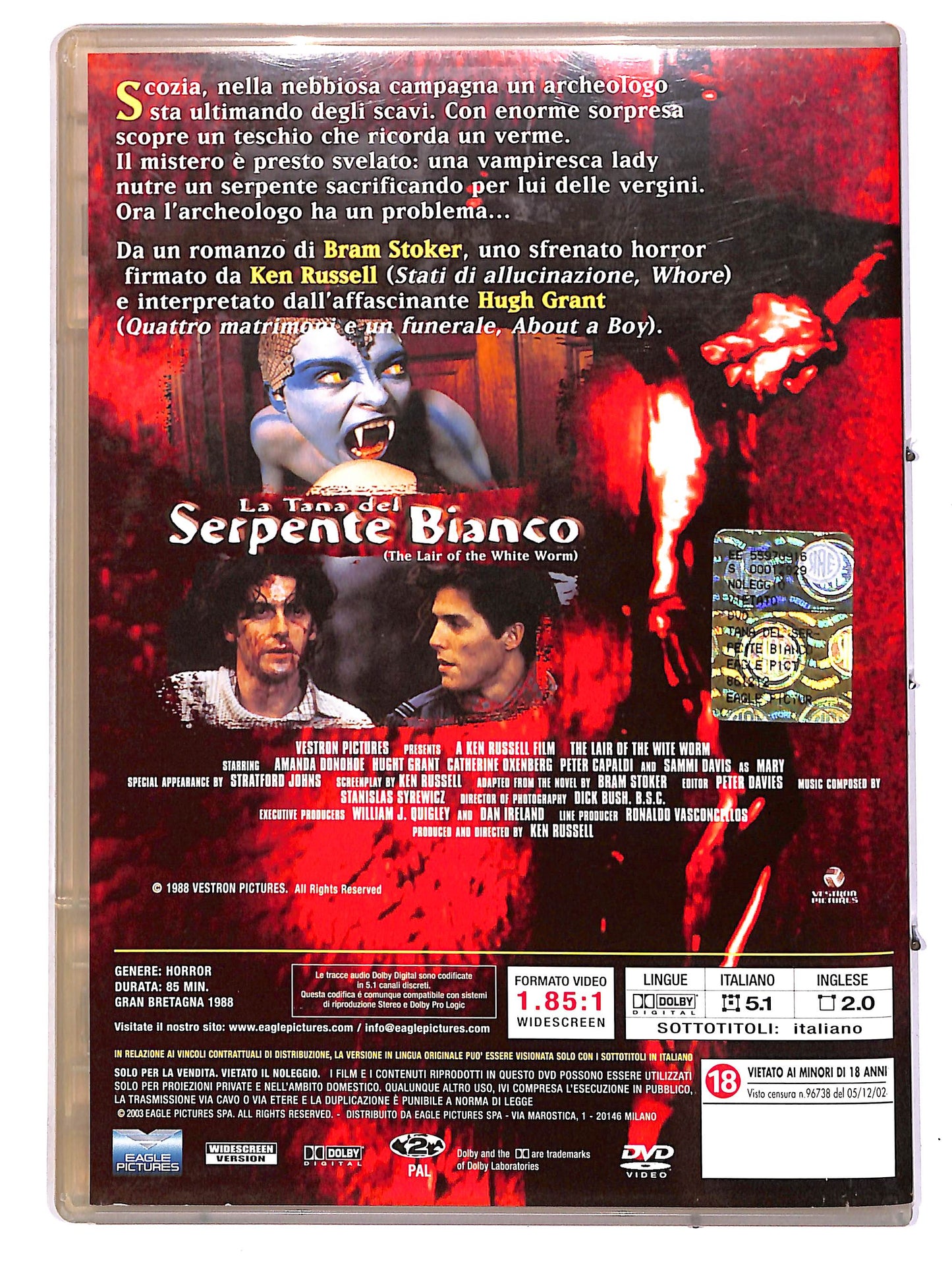 EBOND La tana del serpente bianco SLIMCASE EDITORIALE DVD D690403