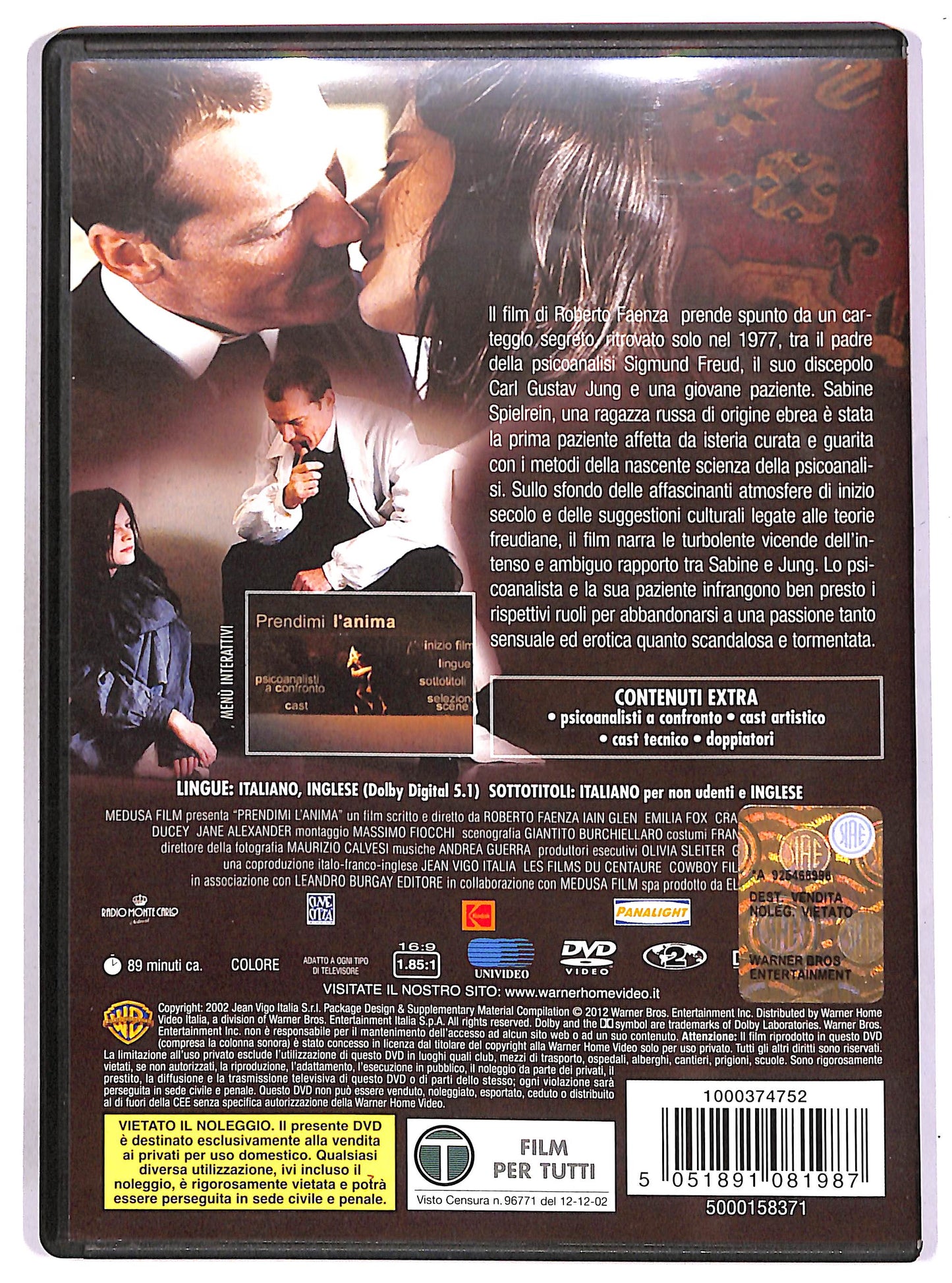 EBOND Prendimi l'anima di Roberto Faenza DVD D690418
