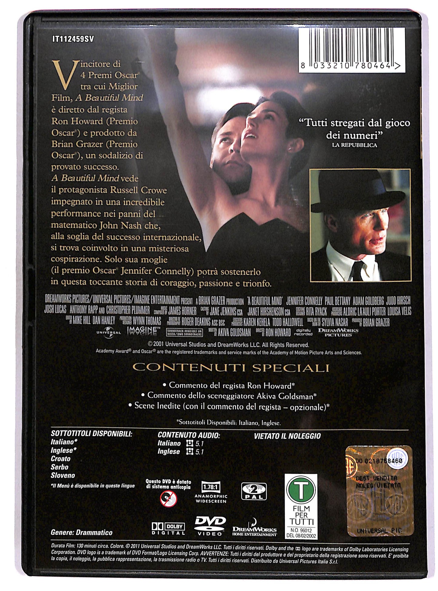 EBOND A Beautiful Mind DVD D690452