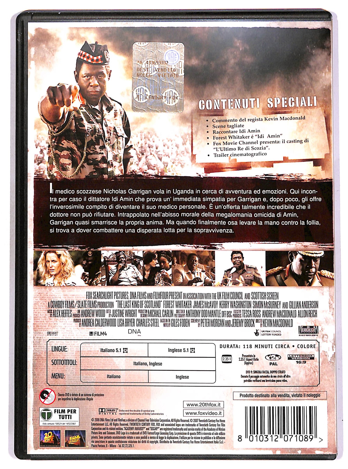 EBOND L'ultimo re di Scozia DVD D690513