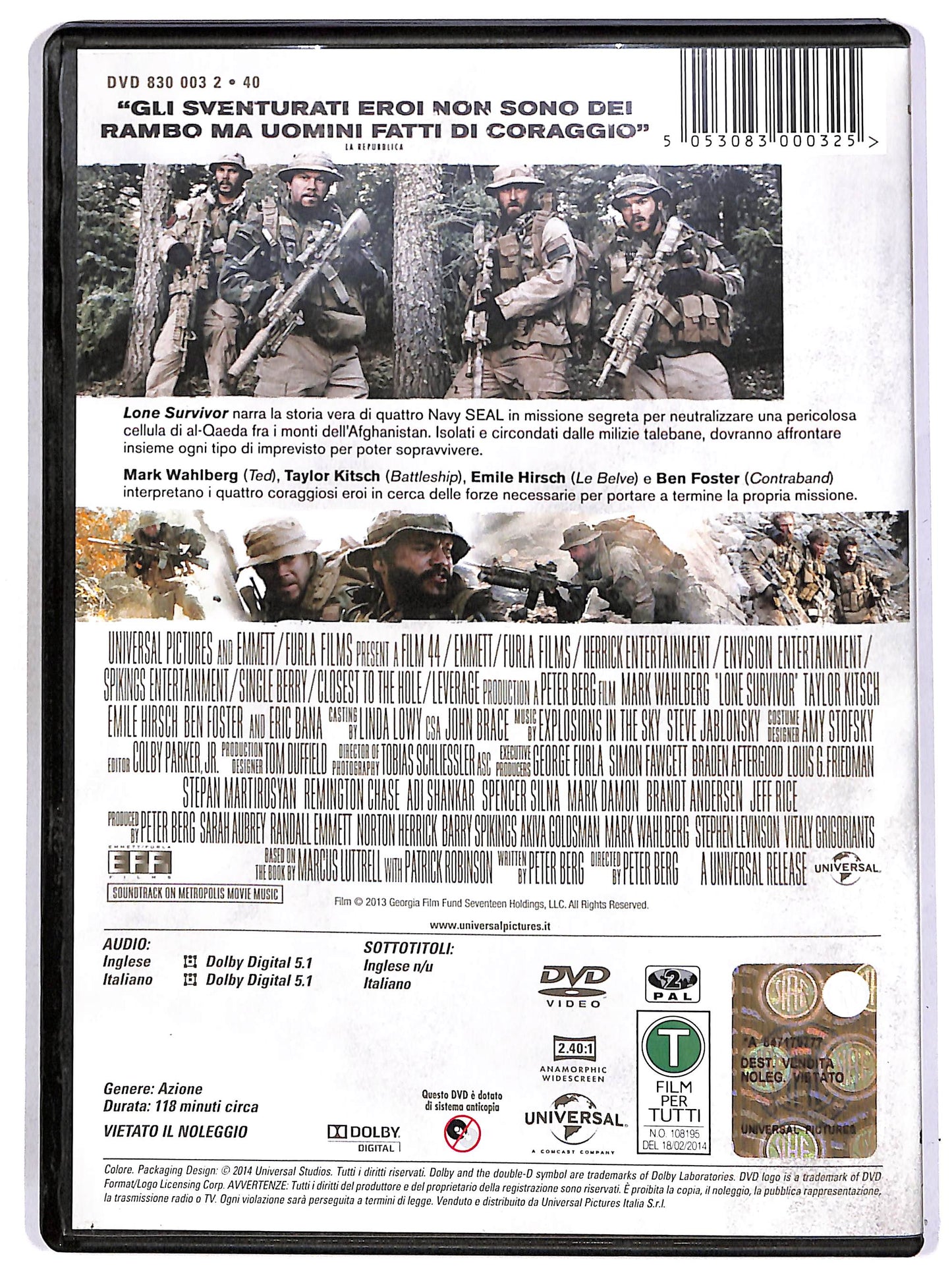 EBOND Lone Survivor DVD D690531