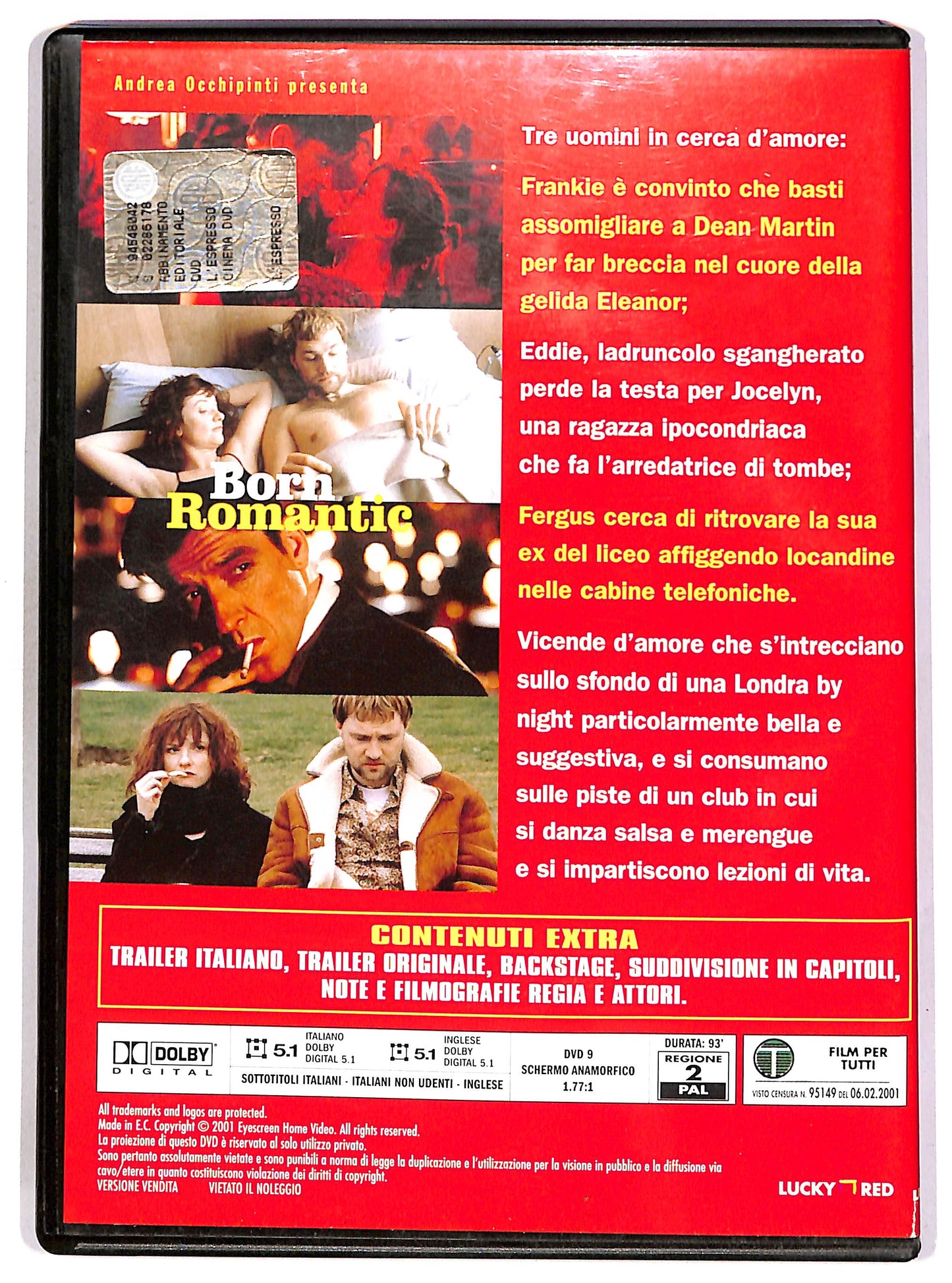 EBOND Born Romantic EDITORIALE DVD D690619
