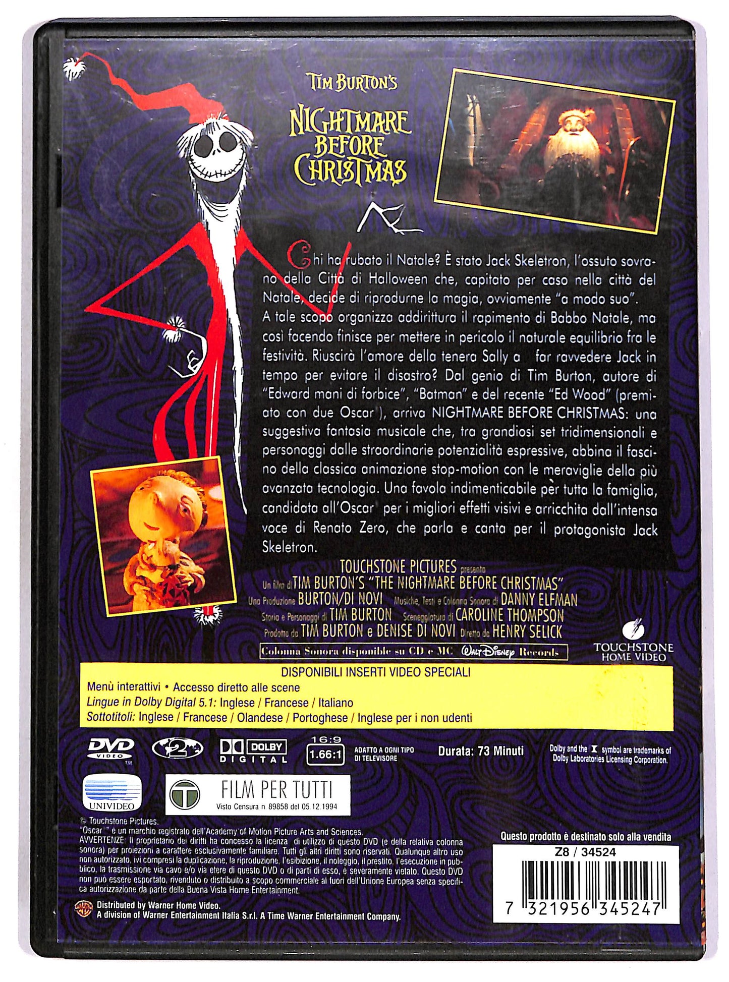 EBOND Nightmare Before Christmas DVD D690703