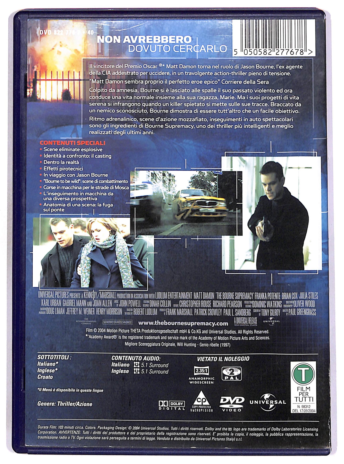 EBOND The Bourne Supremacy DVD D690760