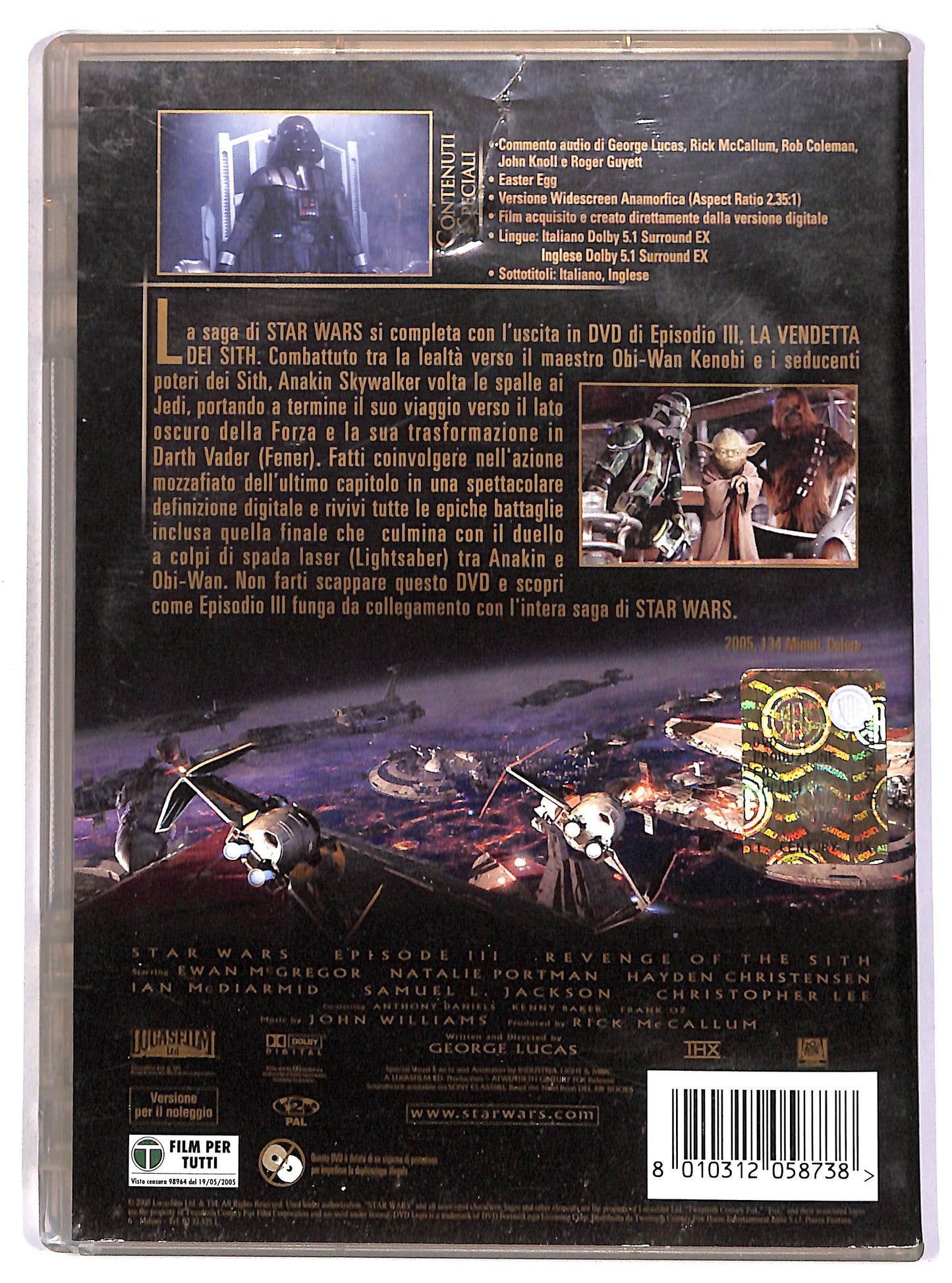 EBOND Star Wars: Episodio III - La vendetta dei Sith NOLEGGIO DVD D690809