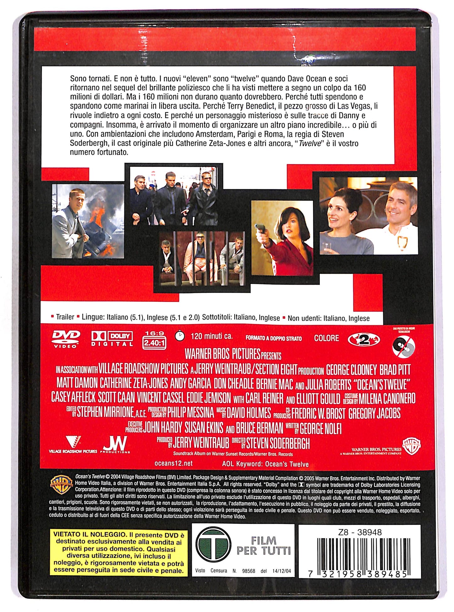 EBOND Ocean's Twelve DVD D690824