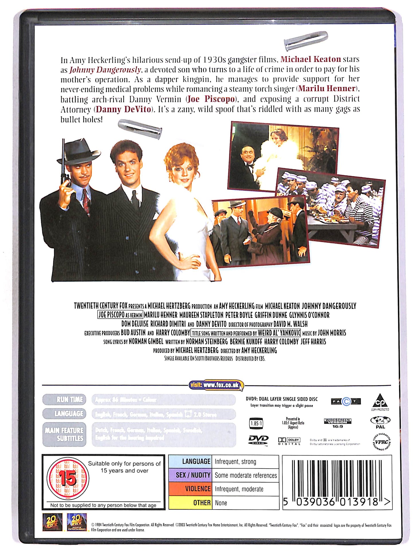 EBOND Johnny Dangerously [UK Ver.] DVD D690931