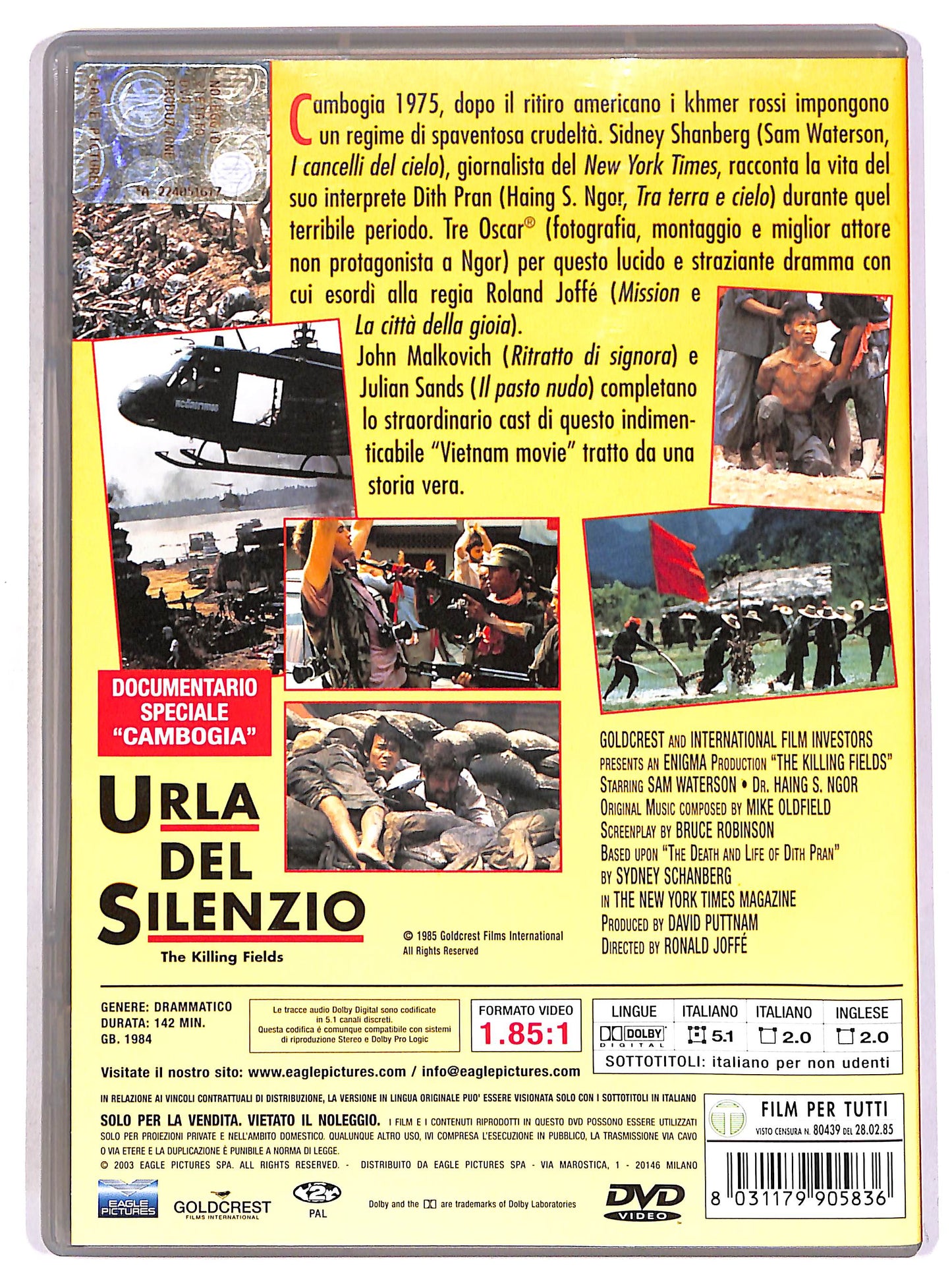 EBOND Urla del silenzio DVD D691024
