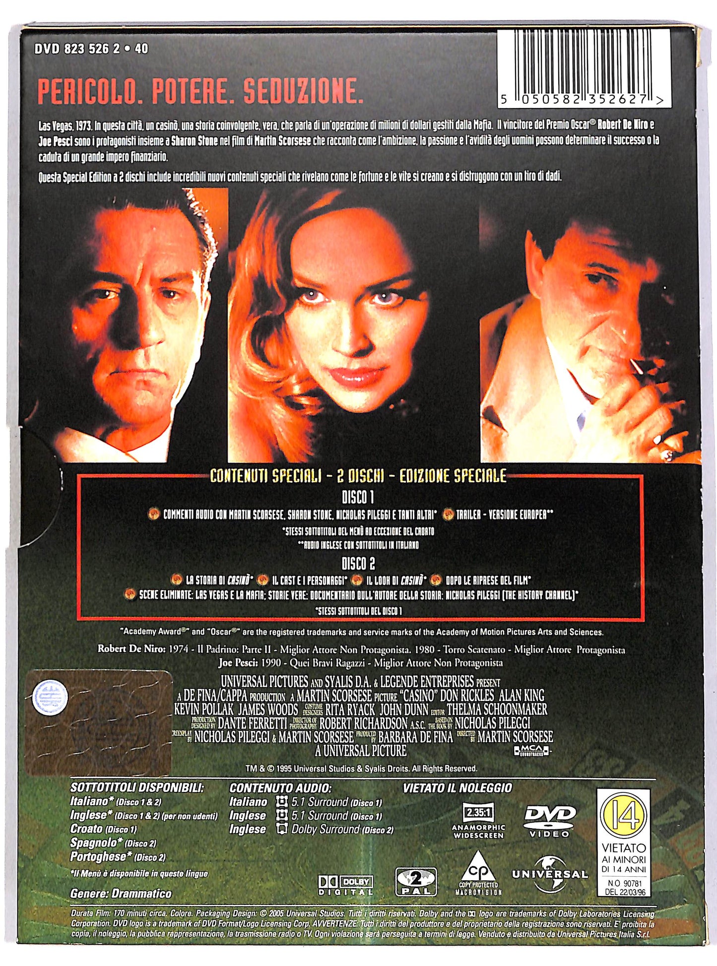 EBOND Casino (2 dischi) EDIZIONE SPECIALE DIGIPACK DVD D691146