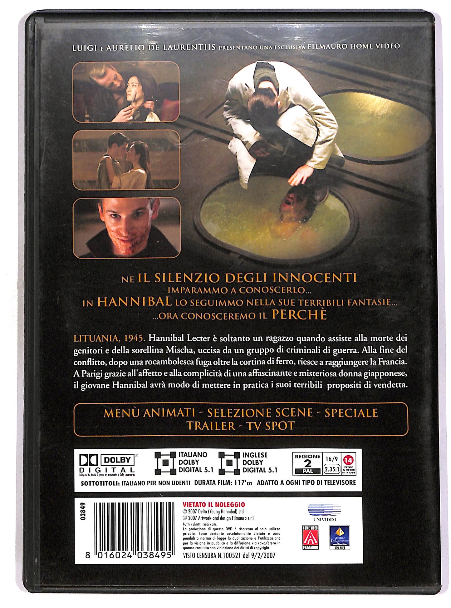 EBOND Hannibal Lecter - Le origini del male DVD D691224