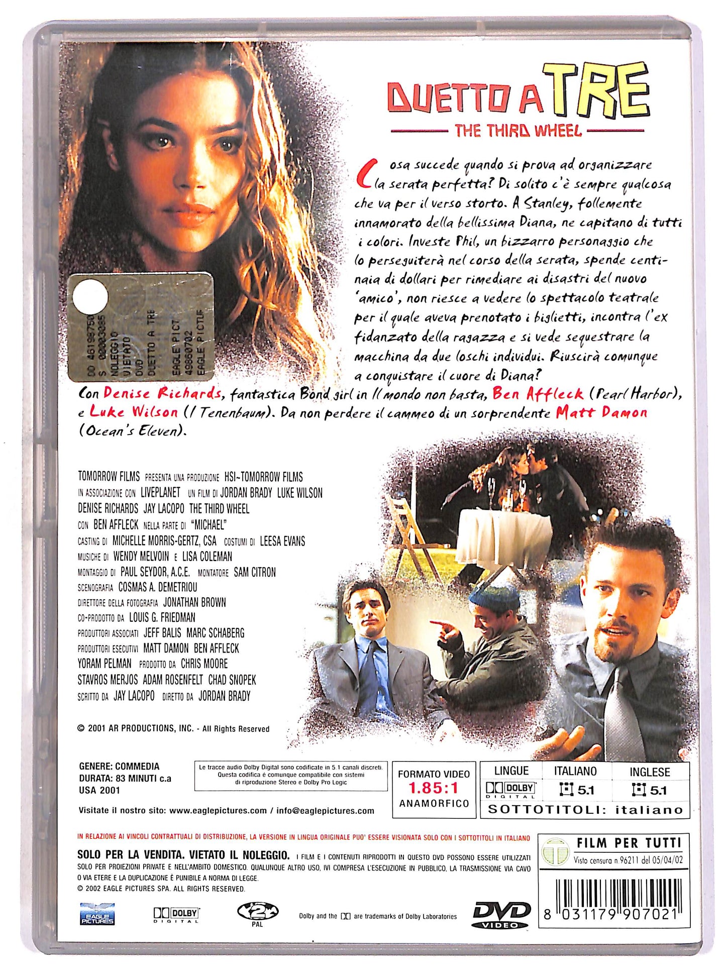 EBOND Duello a tre - The Third Wheel DVD D691315