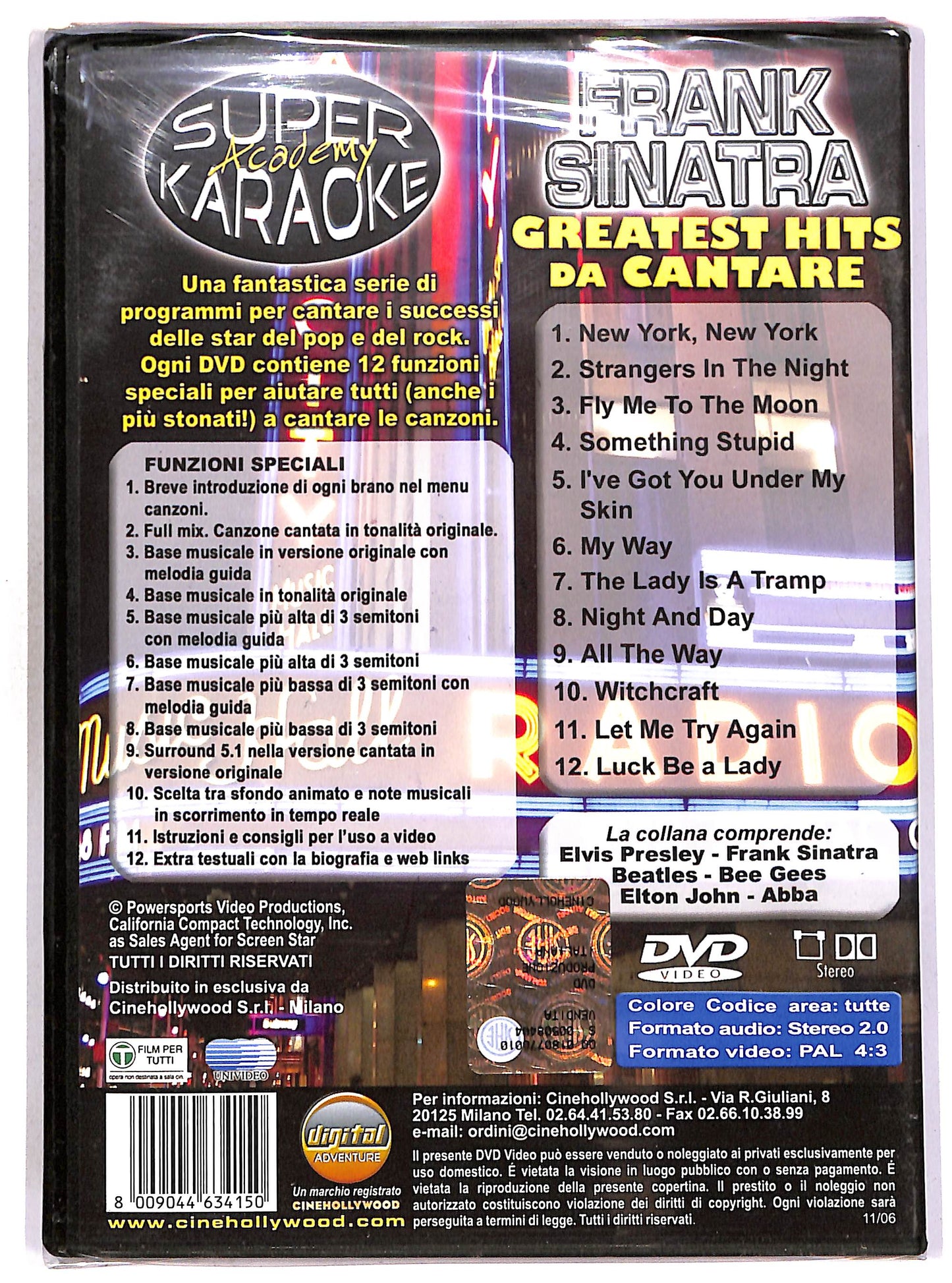 EBOND Super Karaoke - Frank Sinatra DVD D691333