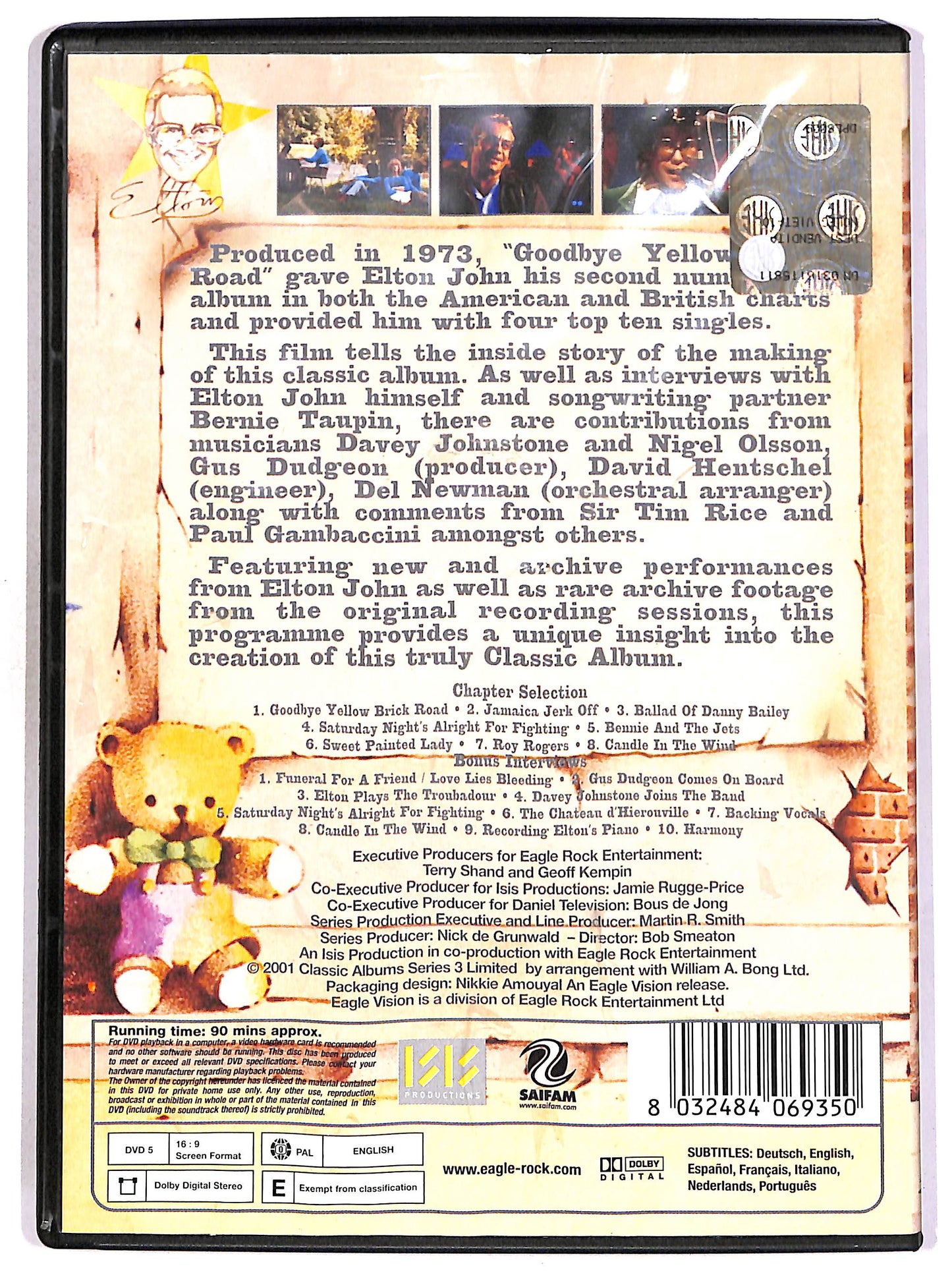 EBOND Elton John - Goodbye Yellow Brick Road DVD D691428