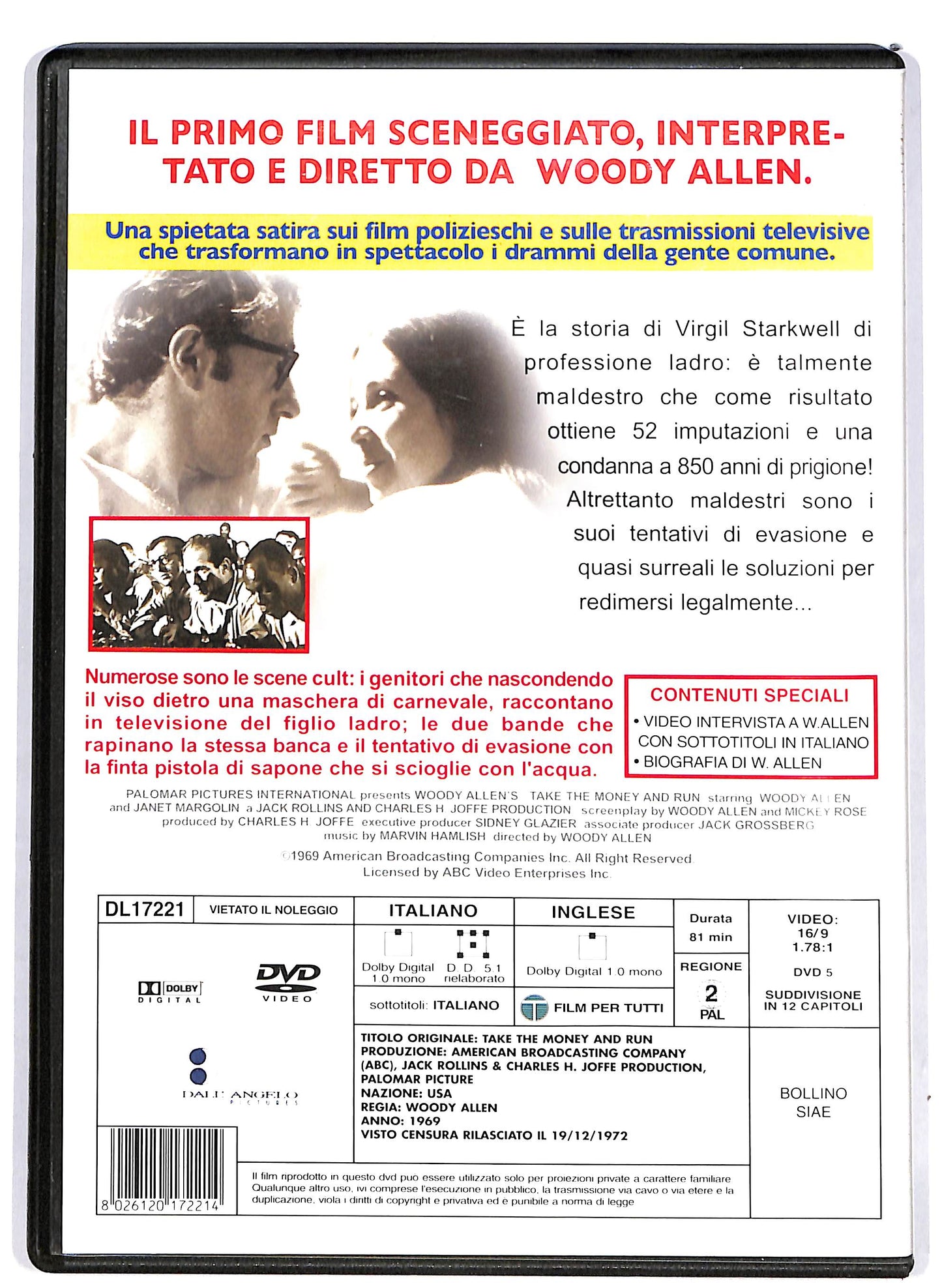 EBOND Prendi i soldi e scappa DVD D691549