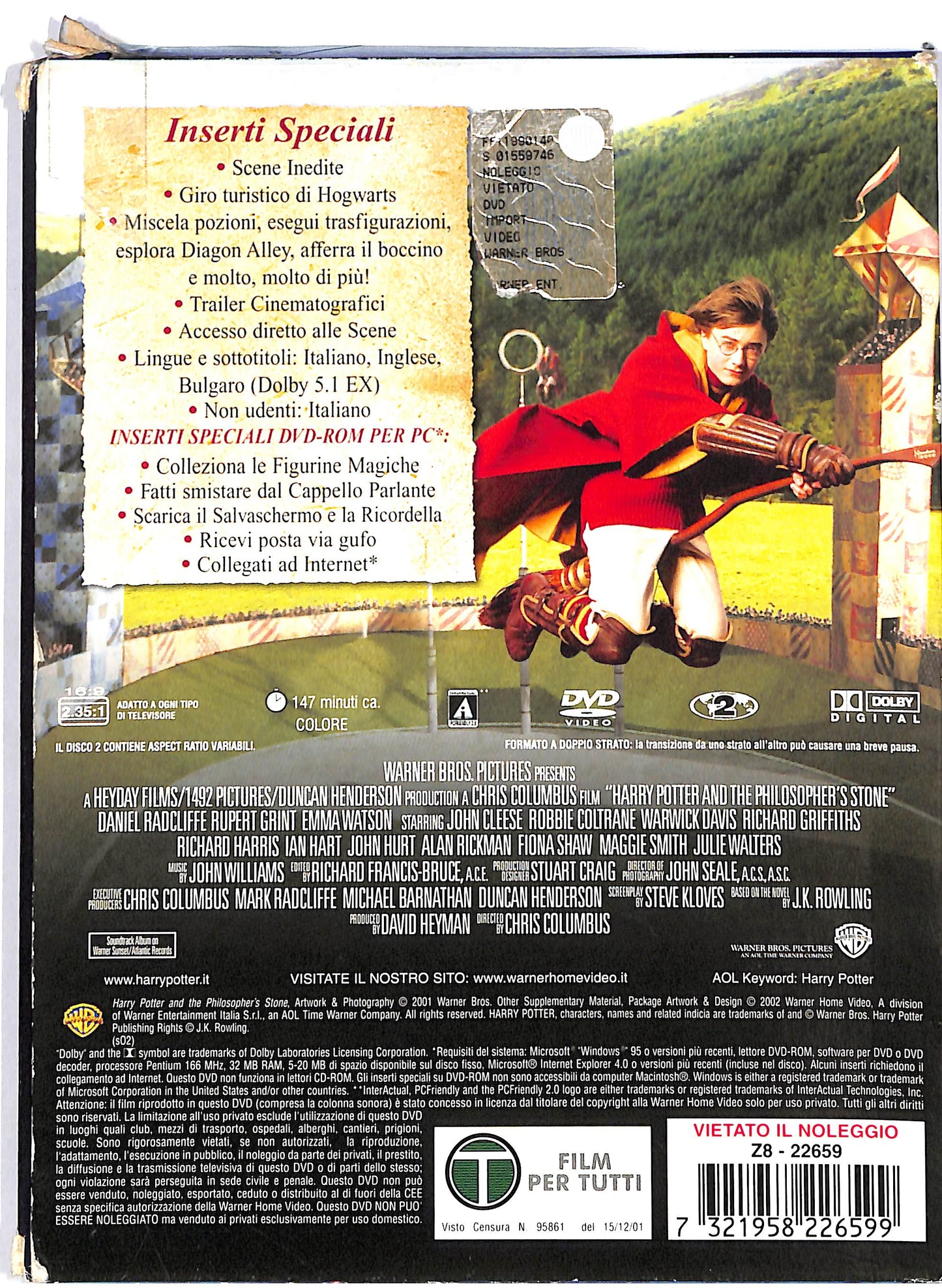 EBOND Harry Potter e la pietra filosofale   DVD D691550