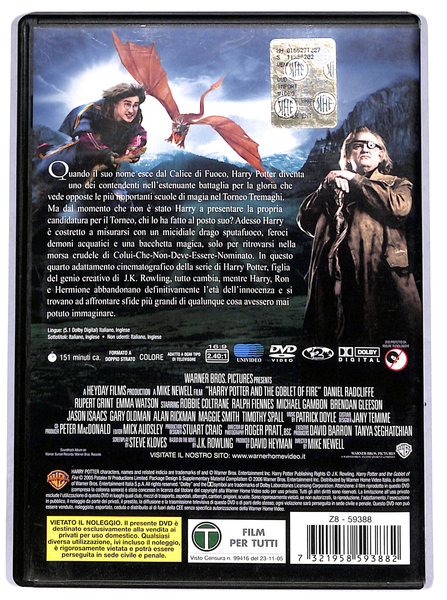 EBOND harry potter e il calice di fuoco DVD D691655