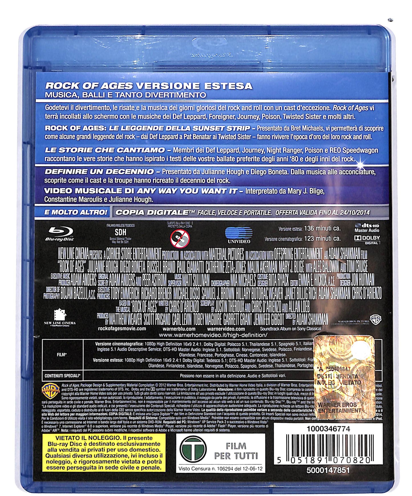 EBOND Rock Of Ages  BLURAY D691703