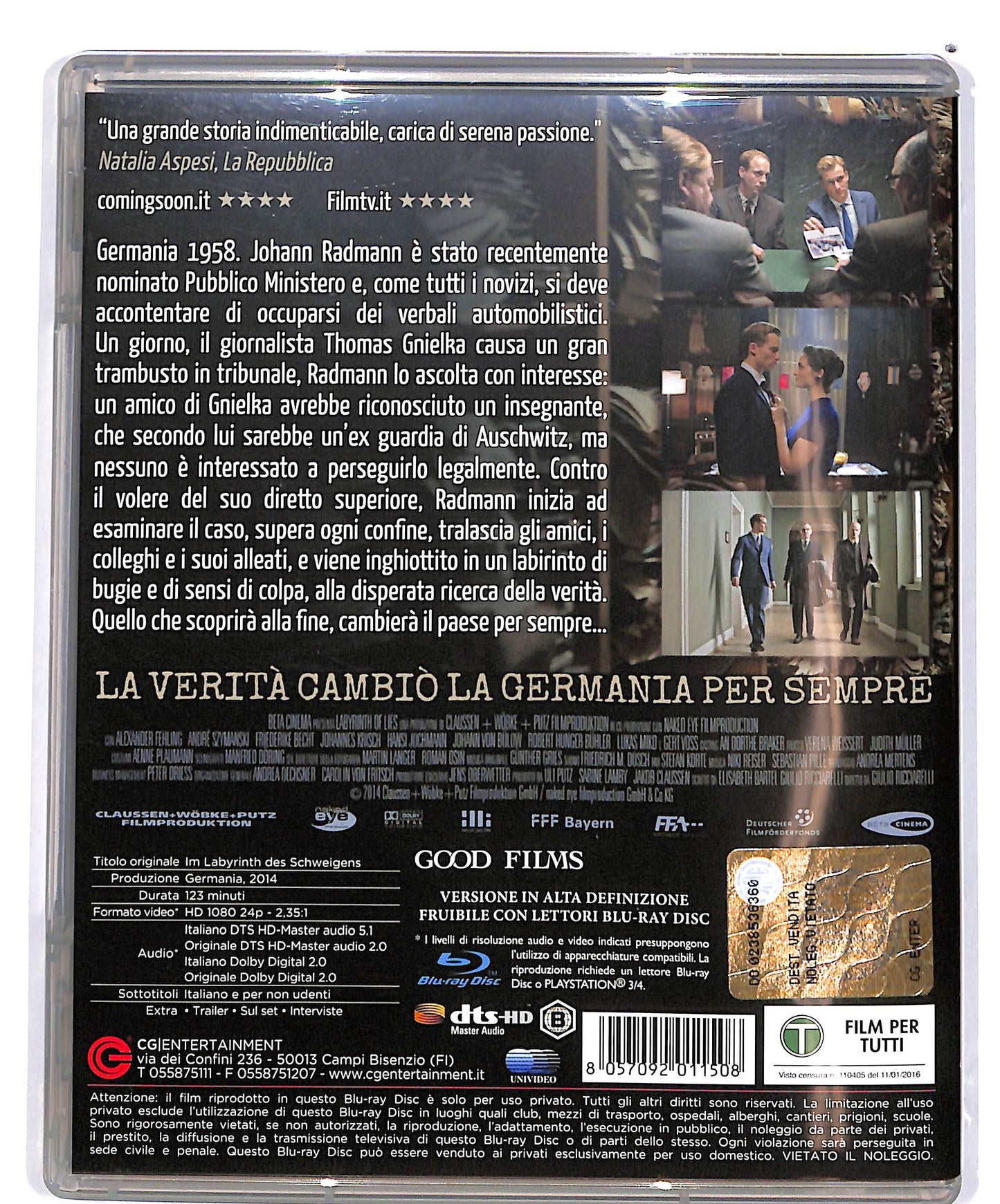 EBOND Il labirinto del silenzio BLURAY D691728