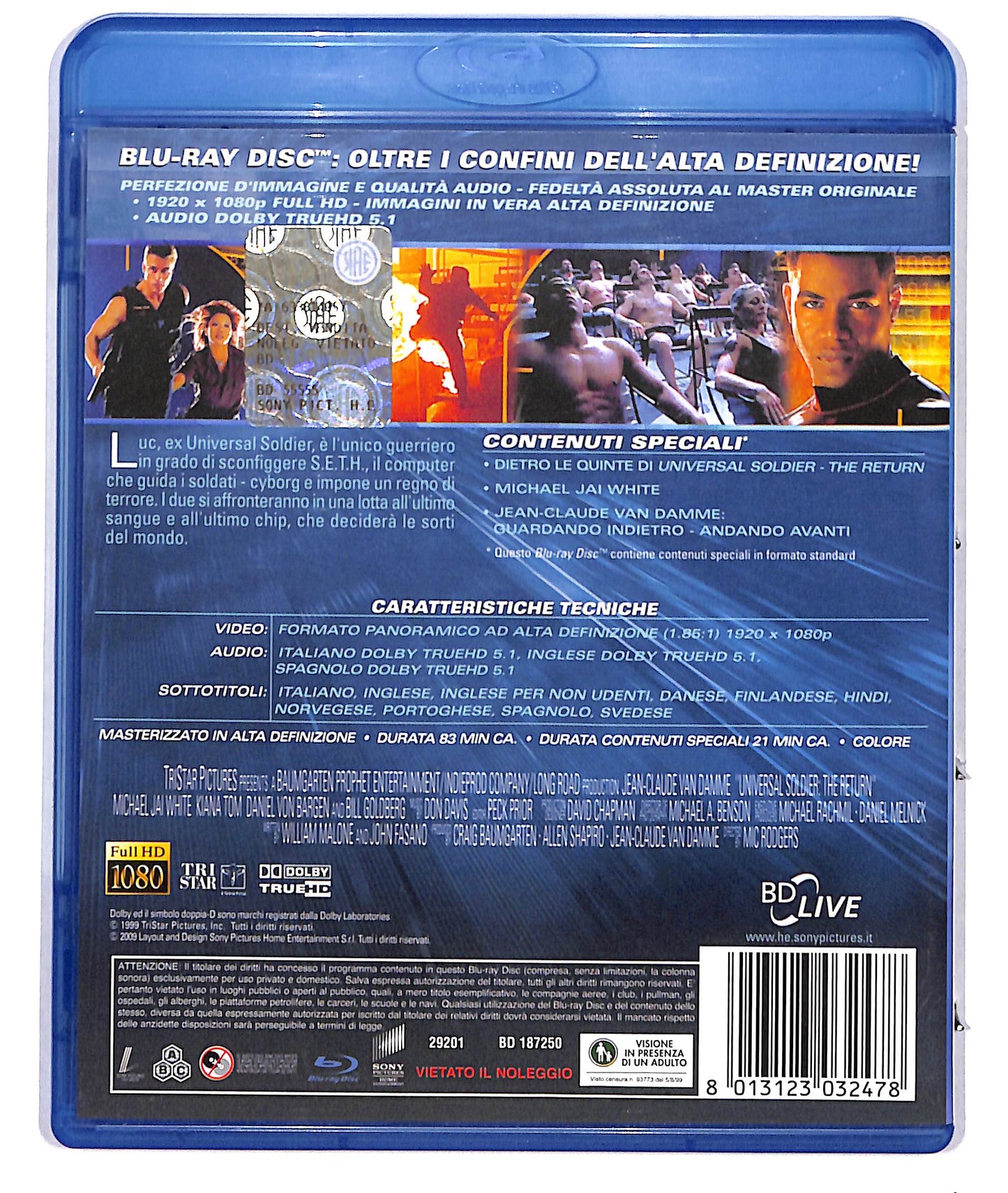 EBOND Universal Soldier: The Return BLURAY BLURAY D691907