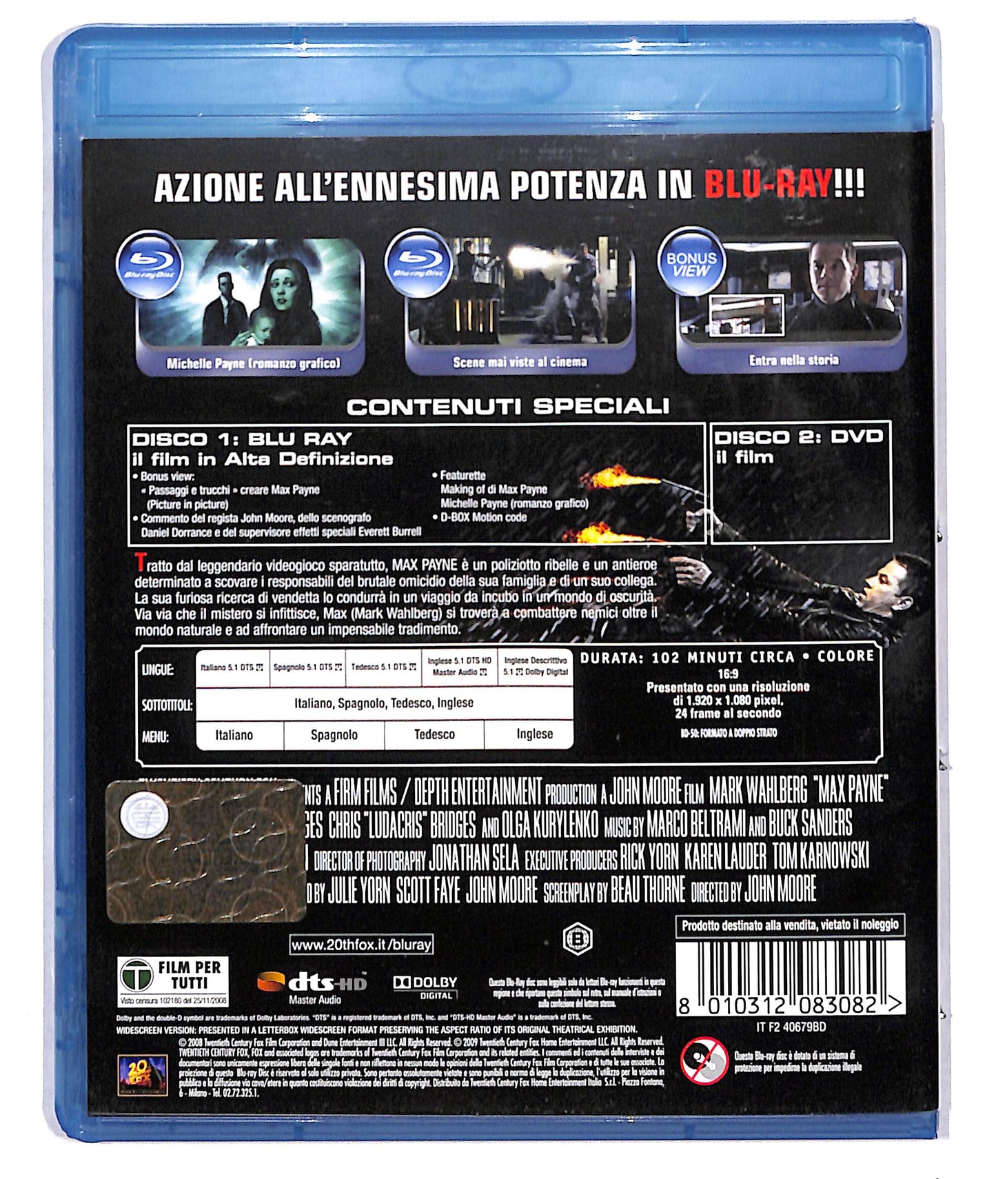 EBOND max payne BLURAY D691932