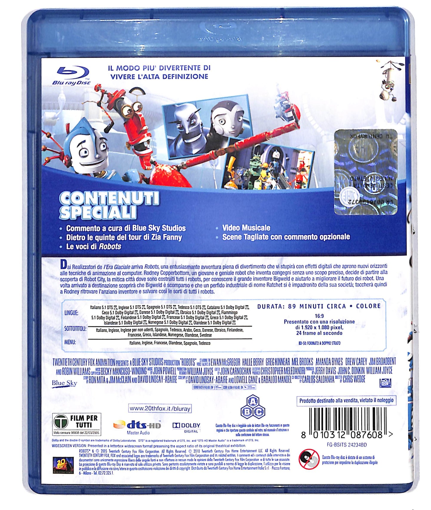 EBOND Robots BLURAY BLURAY D691943