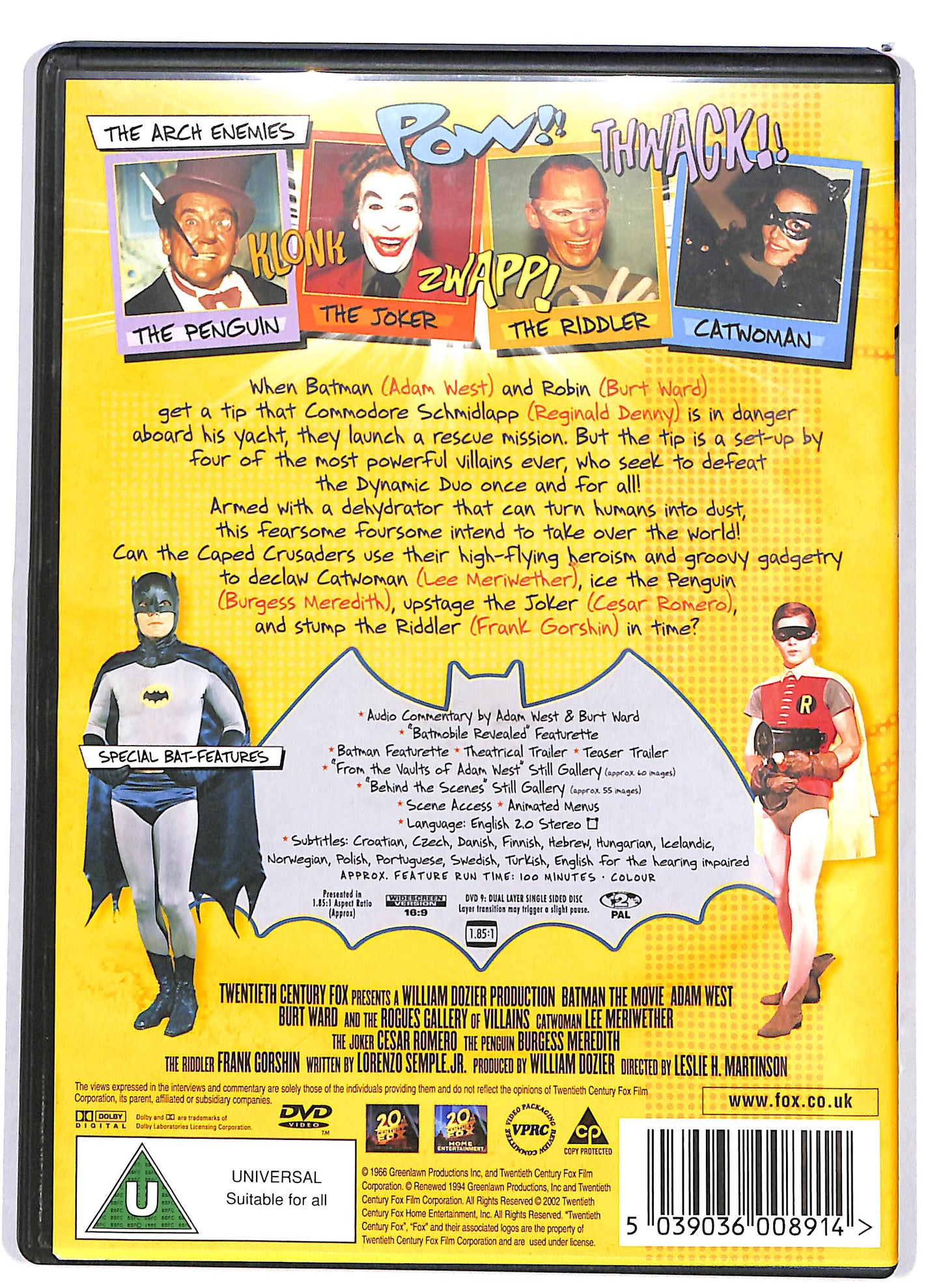 EBOND Batman - The Movie UK EDITION DVD D692224